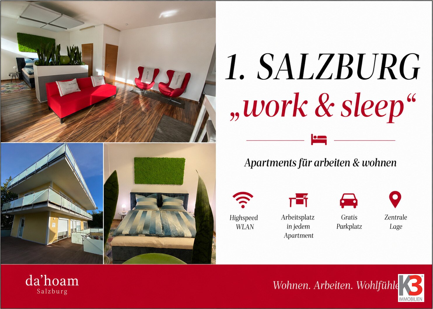 Möblierte Luxus-Wohnung !!!   Einziehen und wohlfühlen ---   2. Wohnsitz möglich !!!