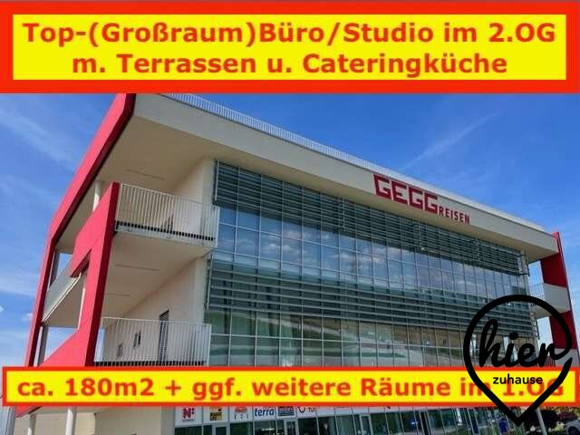 Wettmannstätten: Traum-Großraumbüro / (Yoga)-Studio / Praxis mit Cateringküche und 2 große Terrassen
