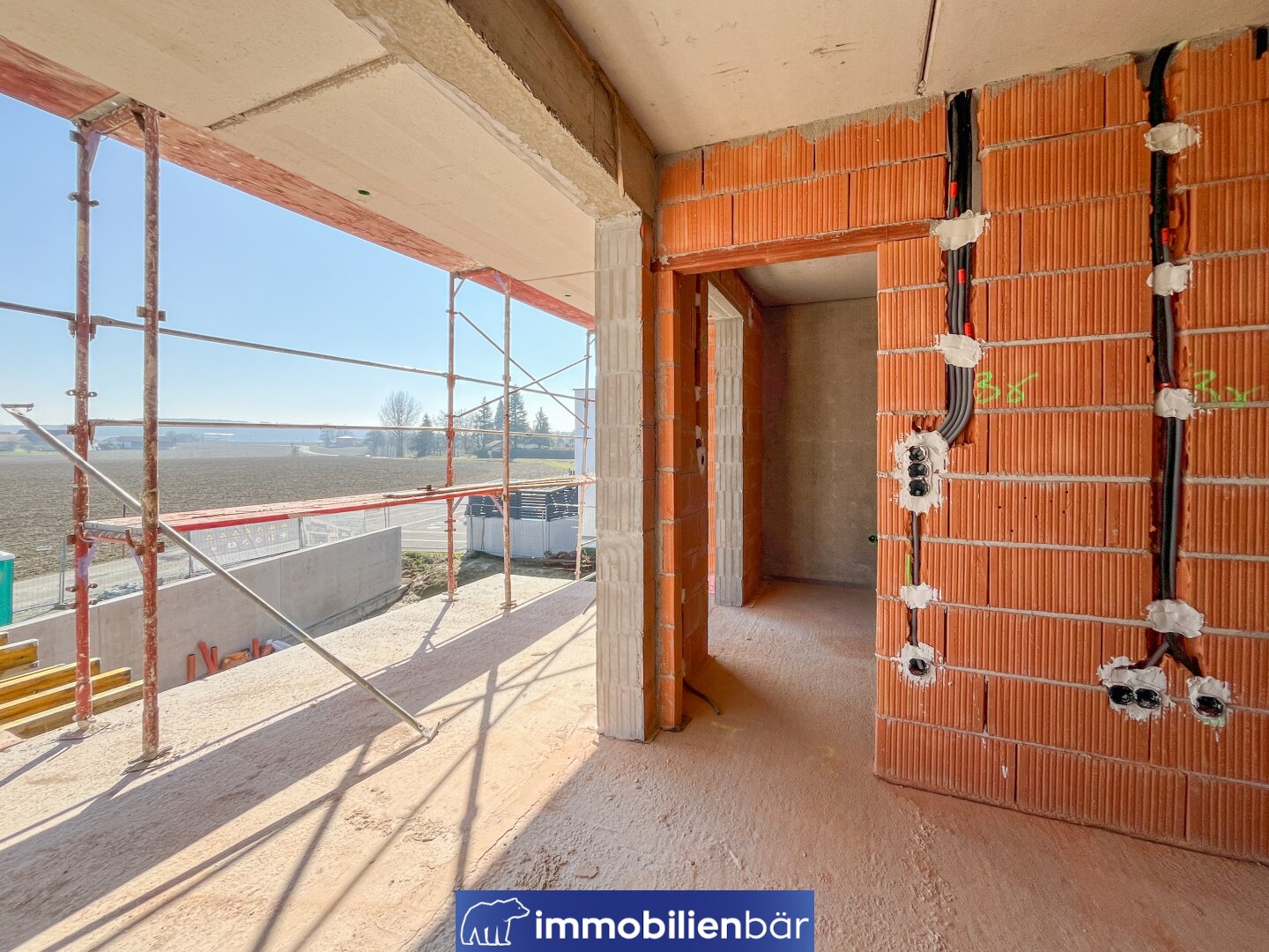 Neubauwohnung in Sankt Florian am Inn - perfekte Anlegermöglichkeit - edle 2 Zimmerwohnung mit Balkon