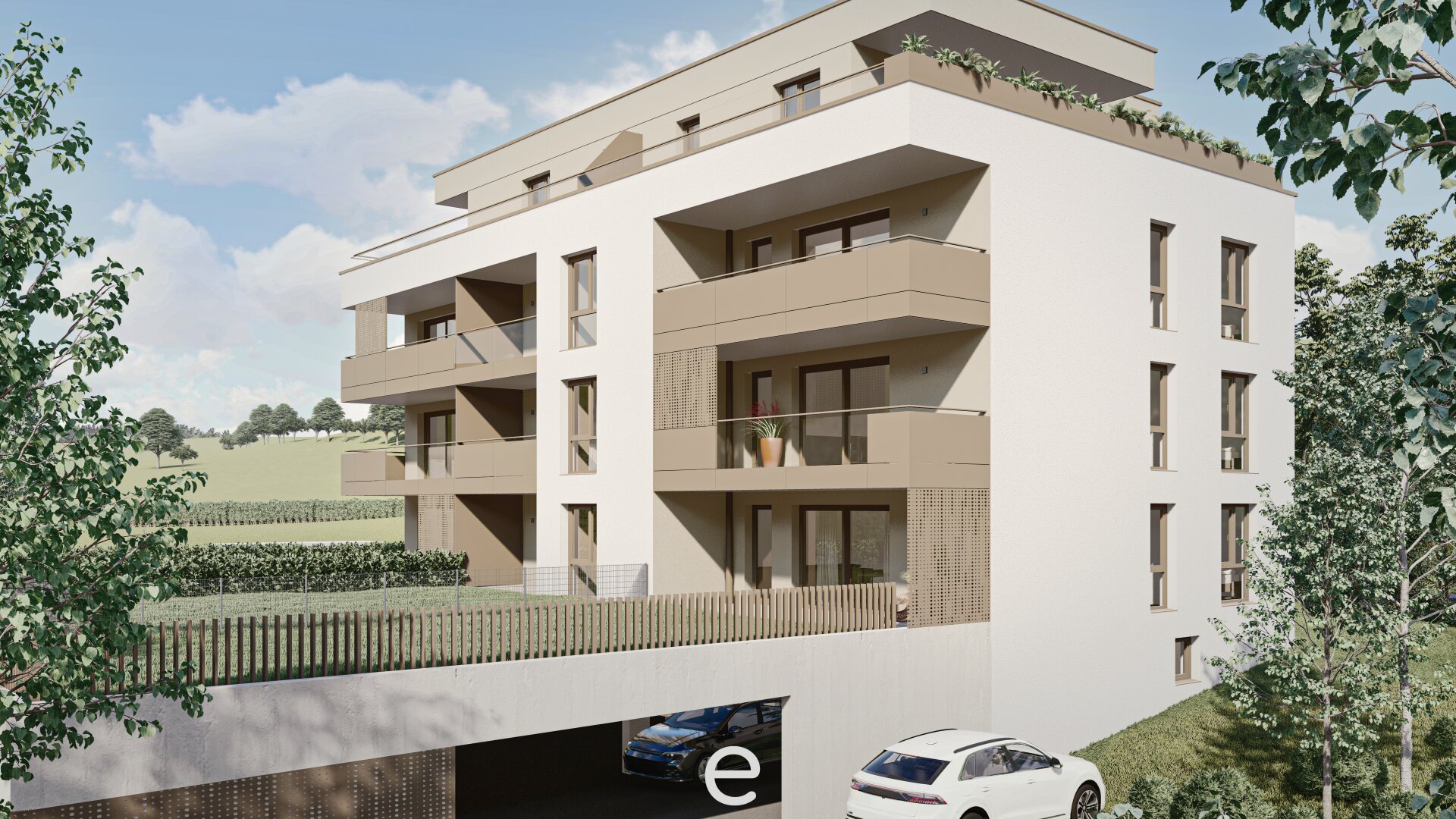 Wohnen am Farnholz - Wohnung 2.OG/TOP 3.9 mit großzügiger Loggia/2 TGP inklusive