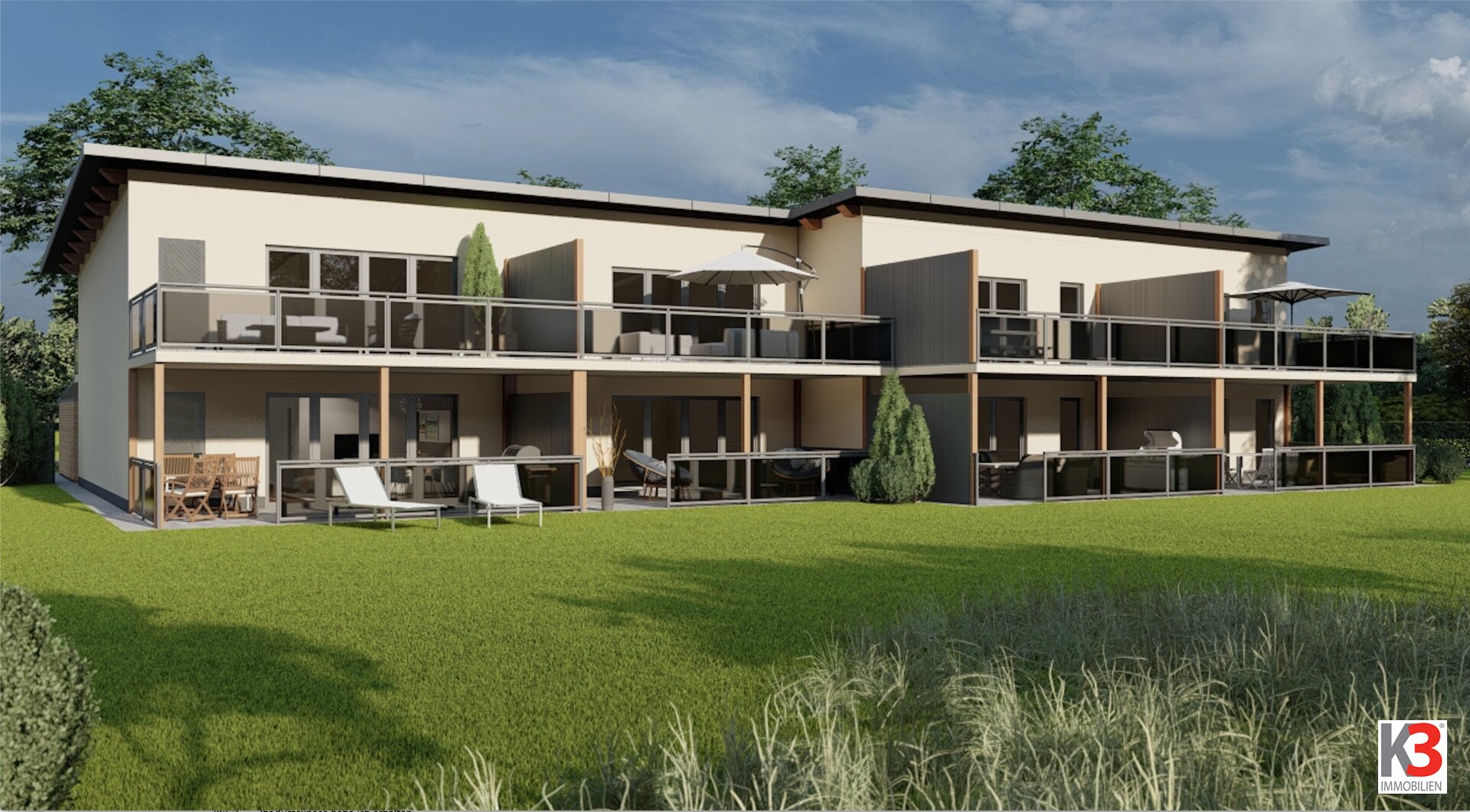 K3 - NEUBAUPROJEKT RESIDENZ ST. MICHAEL a. Zollfeld. WUNDERSCHÖNE 3 ZIMMER-WOHNUNGEN mit Garten oder großer Terrasse. Moderne Wohnanlage am Fuße des Magdalensberges. Ruheoase in Stadtnähe.