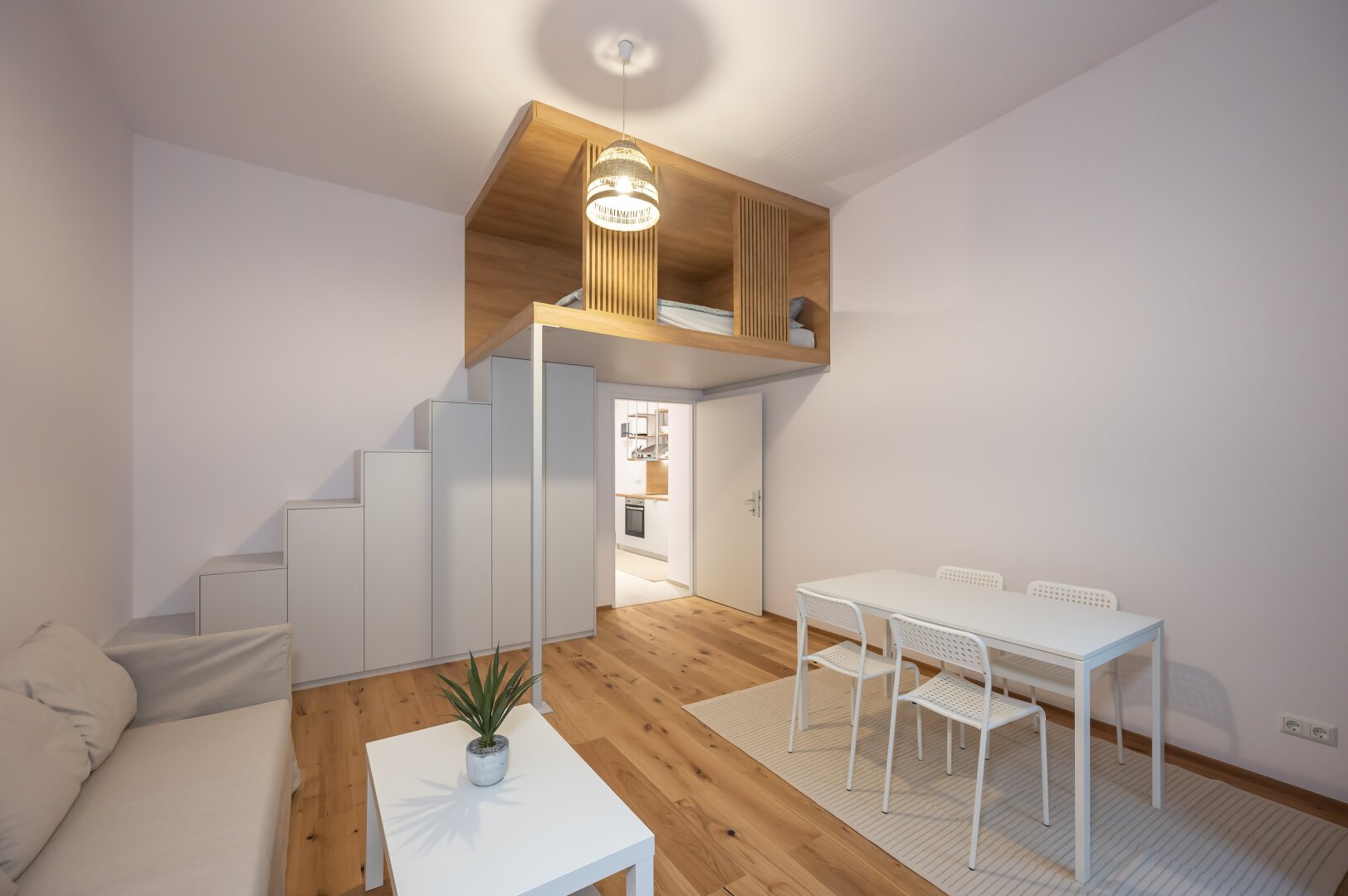 ++NEU++ Premium 1-Zimmer Hofwohnung mit Tischlermöblierung in Bestlage nahe AUGARTEN!