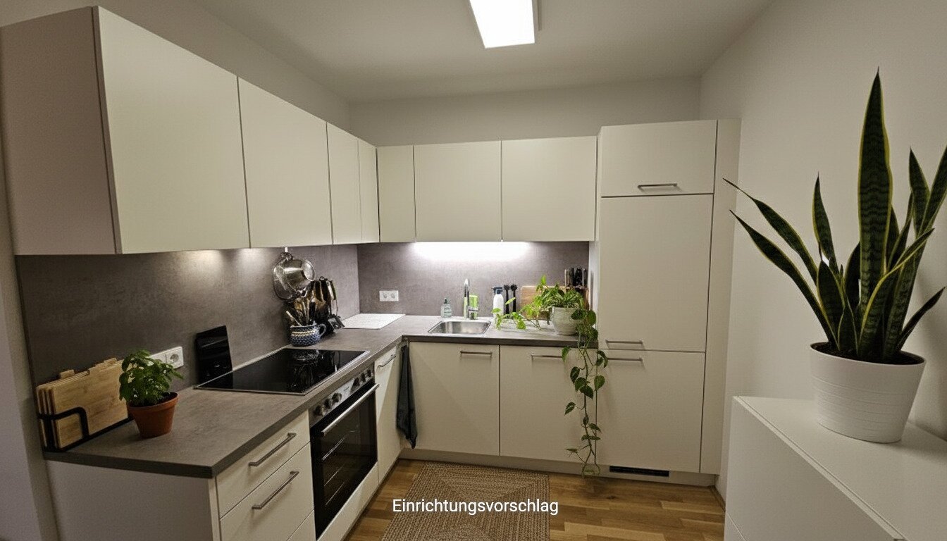 Moderne 2-Zimmerwohnung mit Loggia im Erdgeschoss