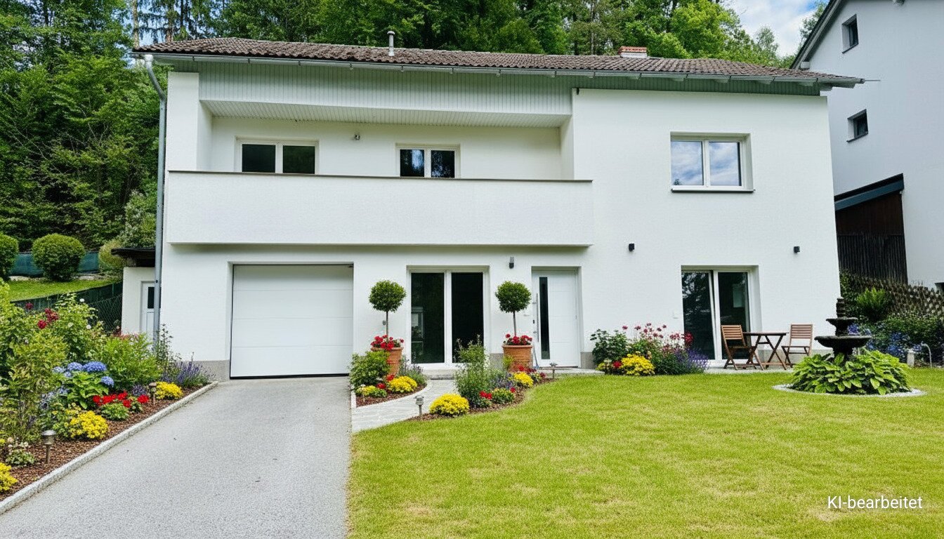 Charmantes Einfamilienhaus mit Terrasse, Balkon & Garage