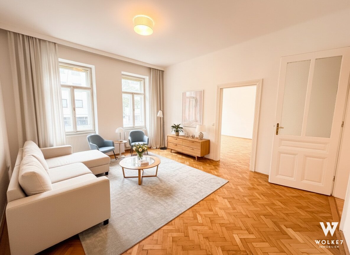 Altbauflair trifft optimale Raumaufteilung – 3,5-Zimmer-Wohnung in gepflegtem Stilhaus im Nibelungenviertel