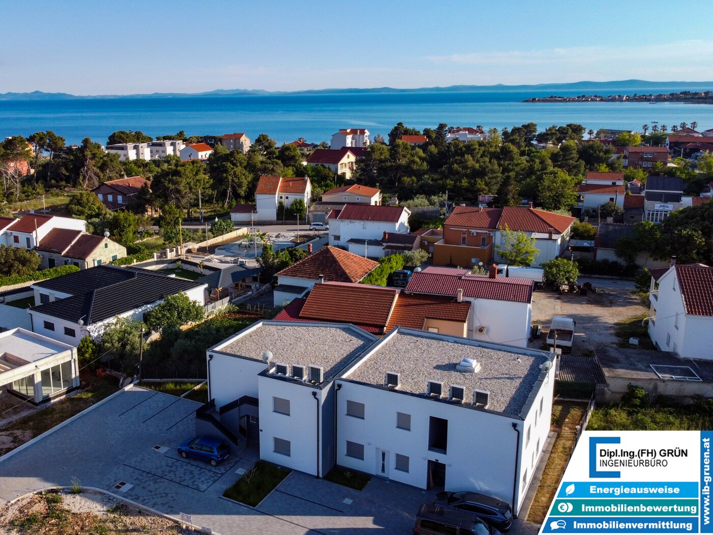 Moderne Neubauwohnungen auf der Sonneninsel Vir – Nur 350m vom Meer entfernt!