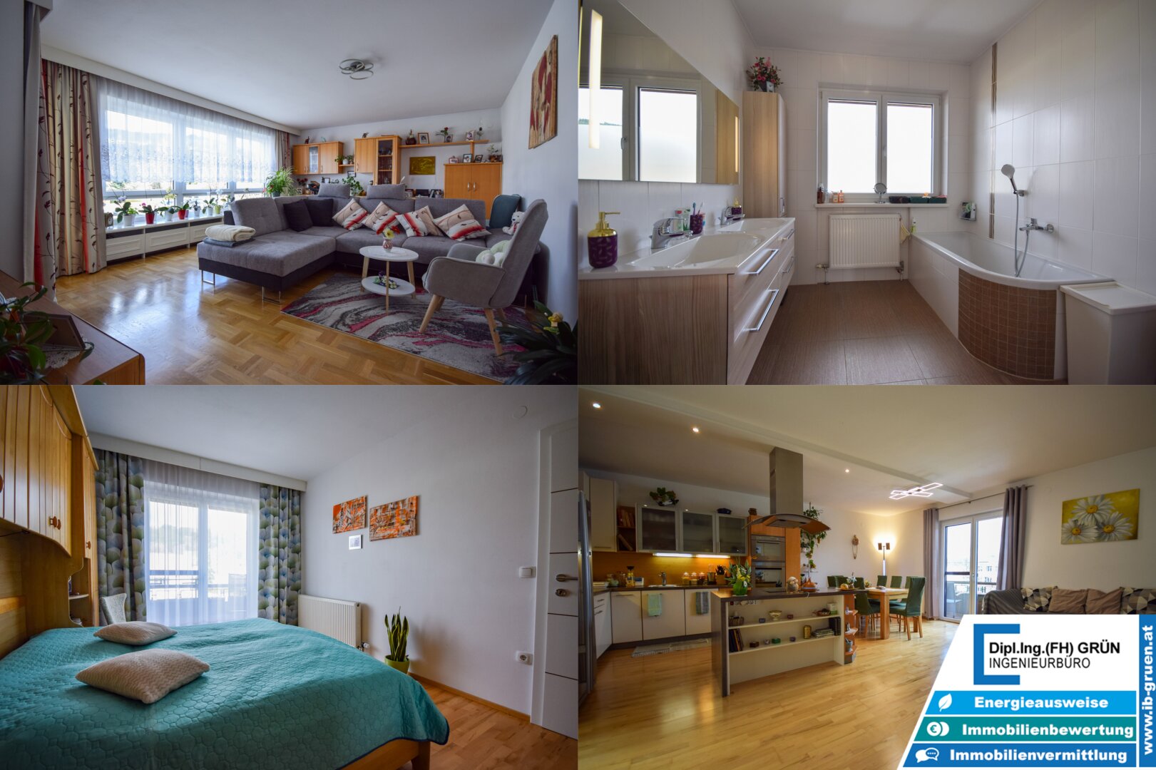 Stilvoll wohnen in Bestlage: großzügige Wohnung mit Loggia, Garage und privatem Kellerbereich