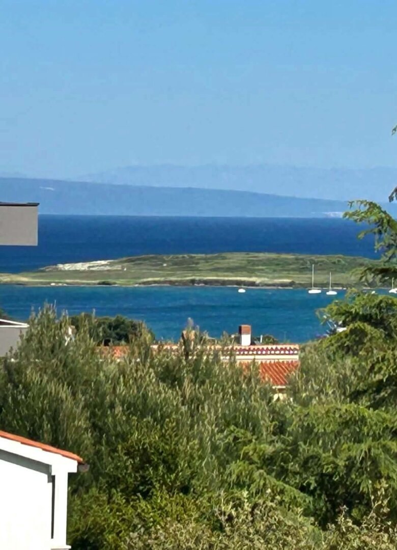 Moderne Neubauwohnung mit traumhaftem Meerblick, Garten in Ližnjan, Istrien