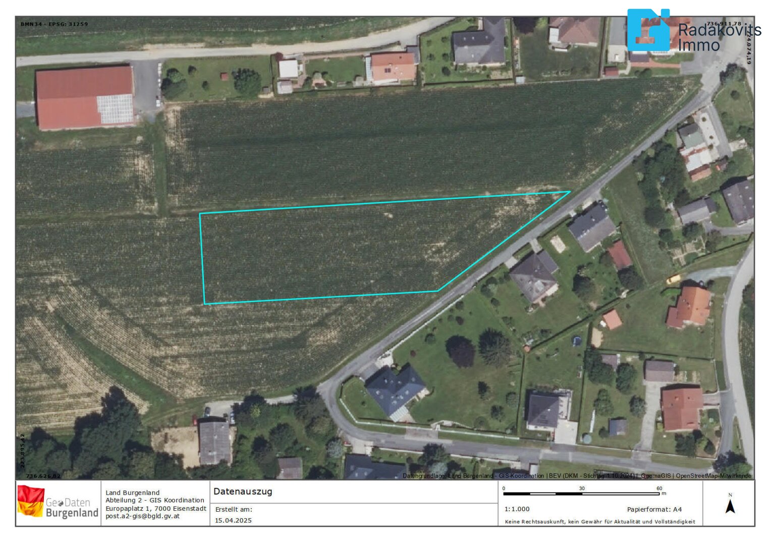 Großzügiges Baugrundstück in Stegersbach in ruhiger Alleinlage!