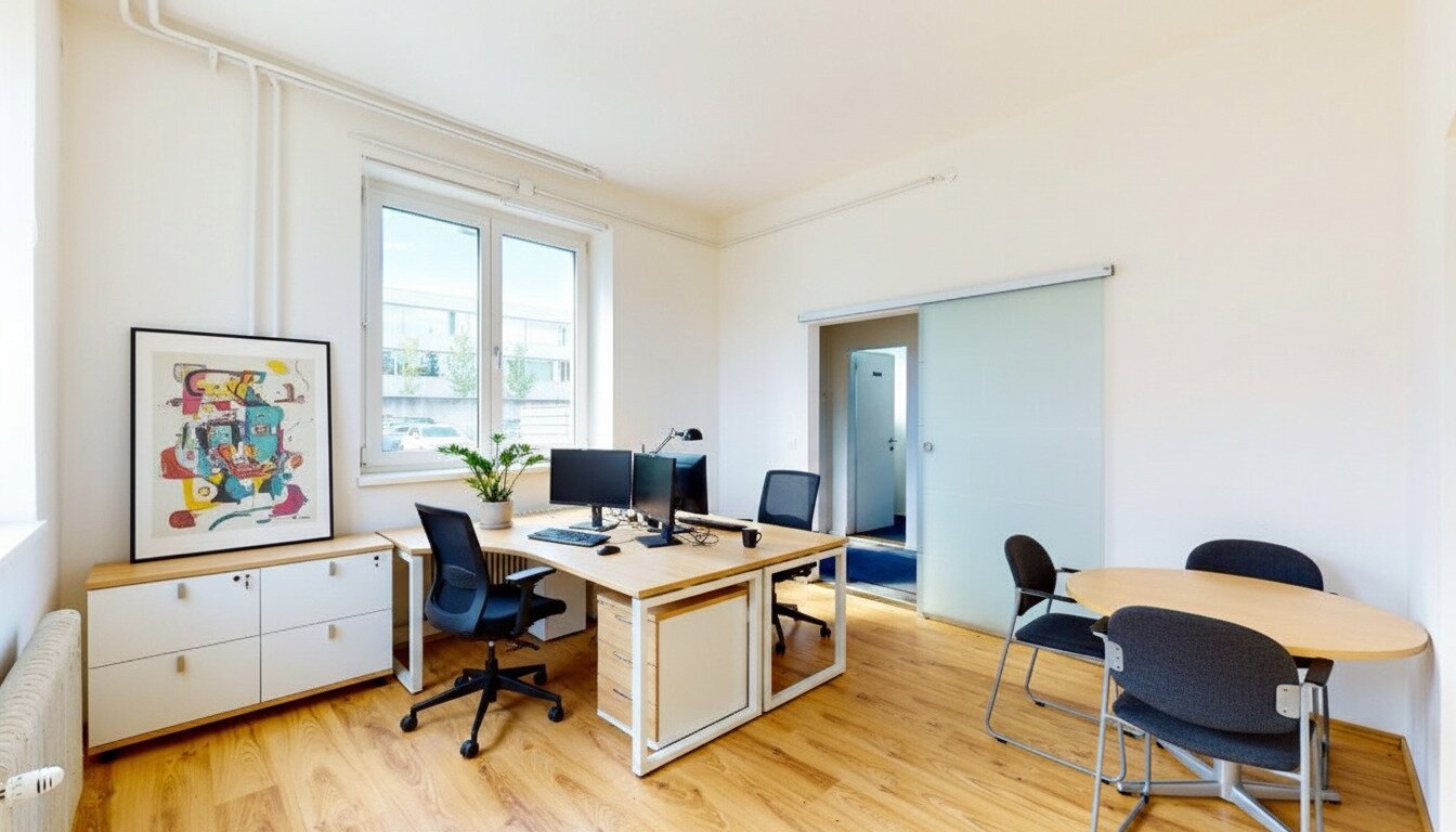 Büro mieten Klagenfurt – 51,36 m² Erdgeschossbüro mit 3 Räumen und Allgemeinflächen