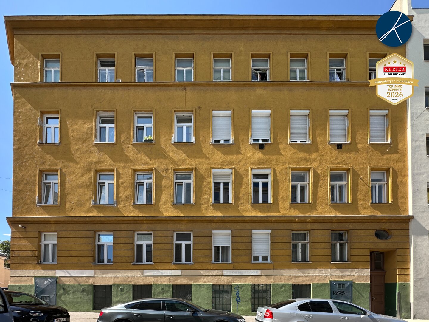 U1-Nähe: Mehrheitsanteil inkl. Rohdachboden mit Parkblick
