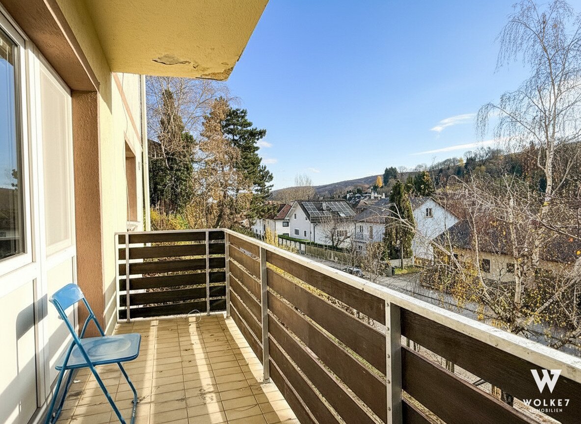 Attraktive 2,5-Zimmer-Wohnung in Maria Gugging – Ruhige Lage mit herrlichem Grünblick von der Terrasse I Öffentlich ca. 30 min. bis Wien Nussdorf