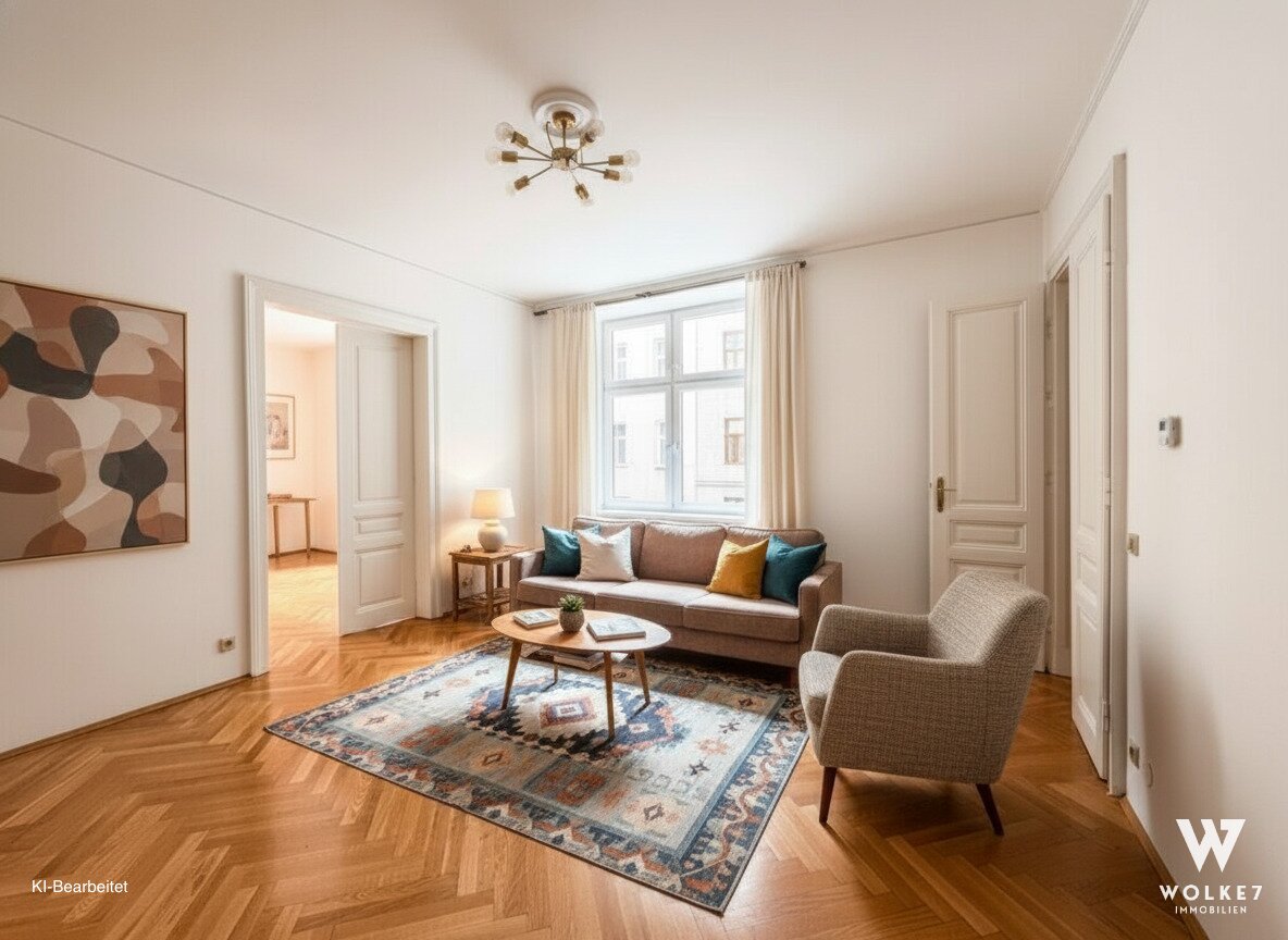 Charmante Altbauwohnung in ruhiger Hoflage mit separater Küche und hervorragender Anbindung Nähe U1 Südtiroler Platz | HBF Wien