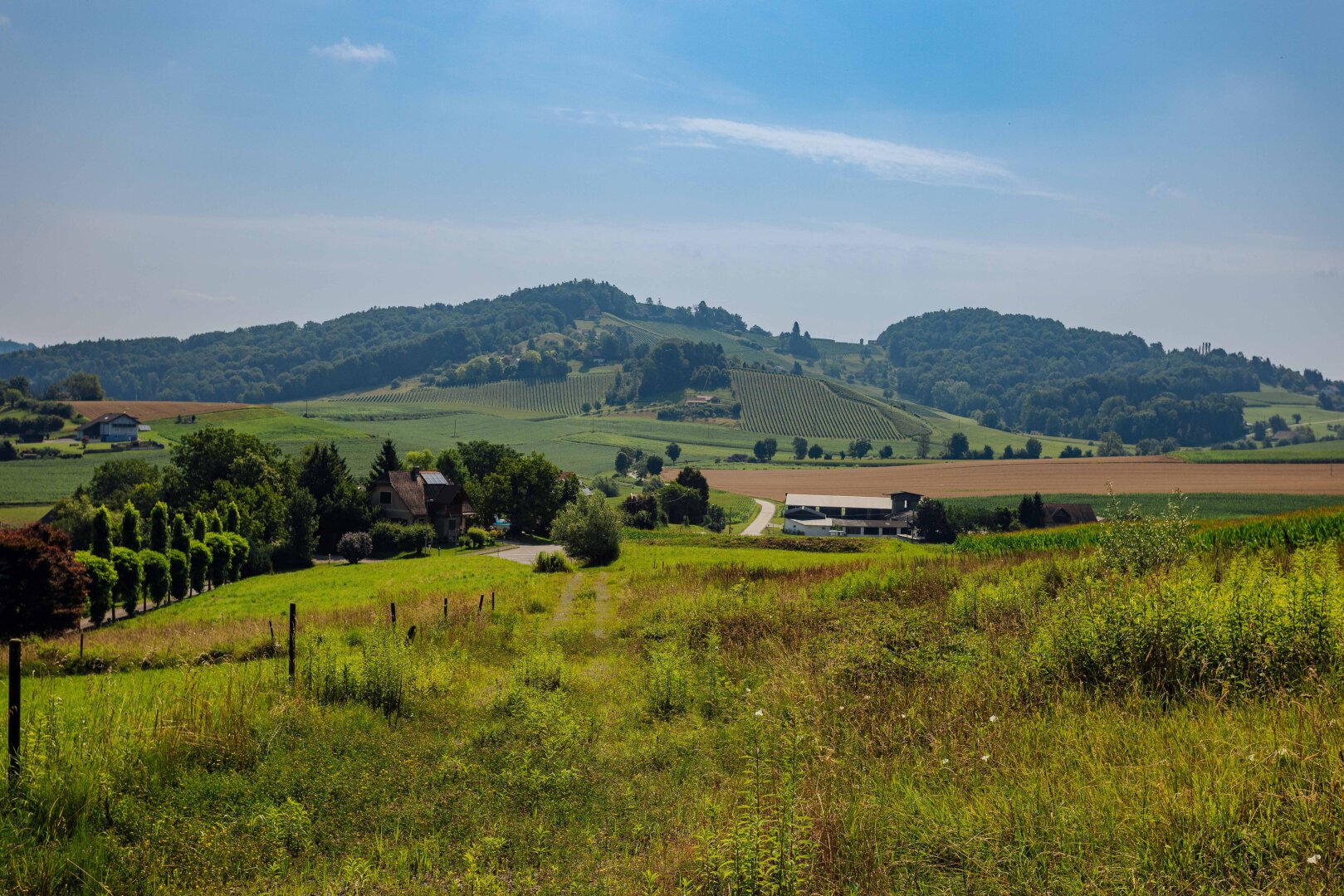 Viel Sonne, traumhafter Ausblick und gute Infrastruktur: Ihr Bauland im sonnigen Süden!