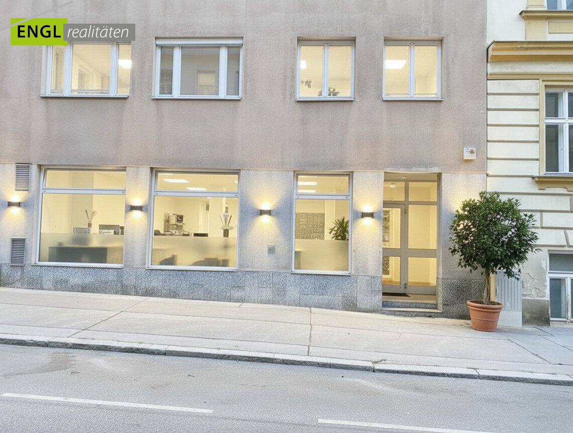 Geschäftslokal, Büro oder Ordination in bester Lage mit voll ausgestatteter 55m² Wohnung und 2 TG Plätze