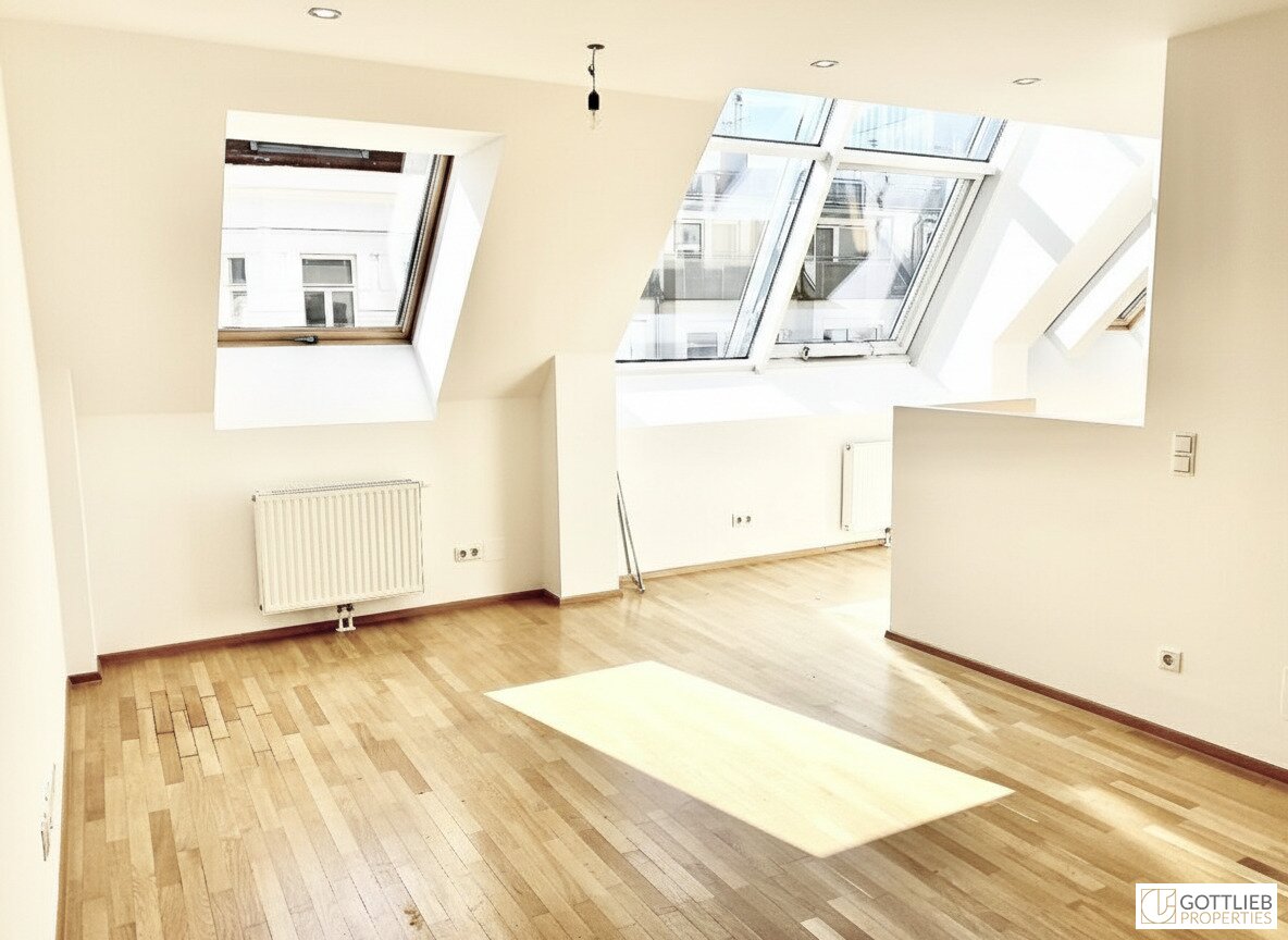 Bestlage beim Rochusmarkt! Unbefristete 3-Zimmer-Dachgeschoss-Wohnung ohne Außenfläche und optionaler Garage