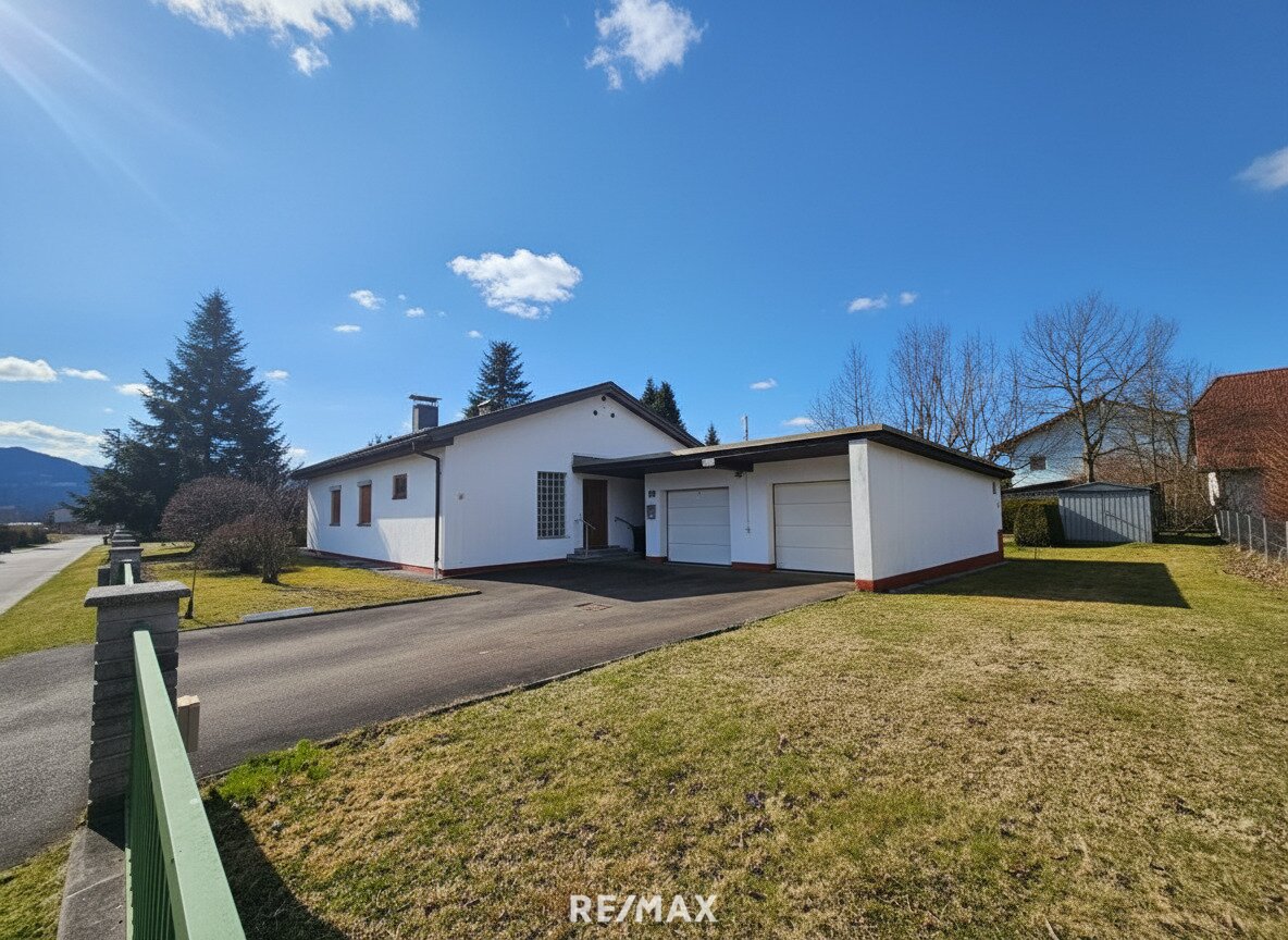 Bungalow in Knittelfeld - Stadtrandlage - 4 Zimmer - Garten - Terrasse - Doppelgarage - zu kaufen