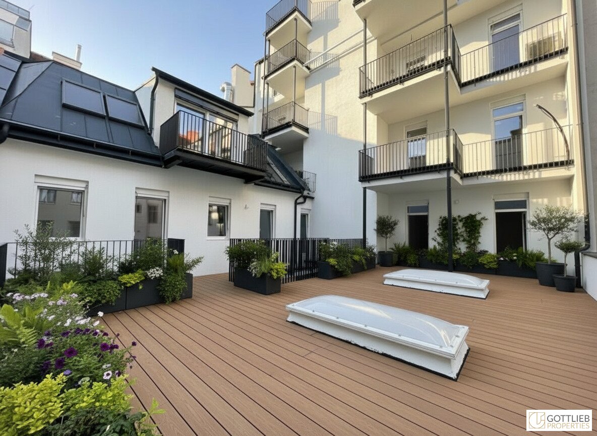 Erstbezug in U-Bahn-Nähe! Liebevoll generalsanierte 3-Zimmer-Wohnung mit Terrasse in Gründerzeithaus