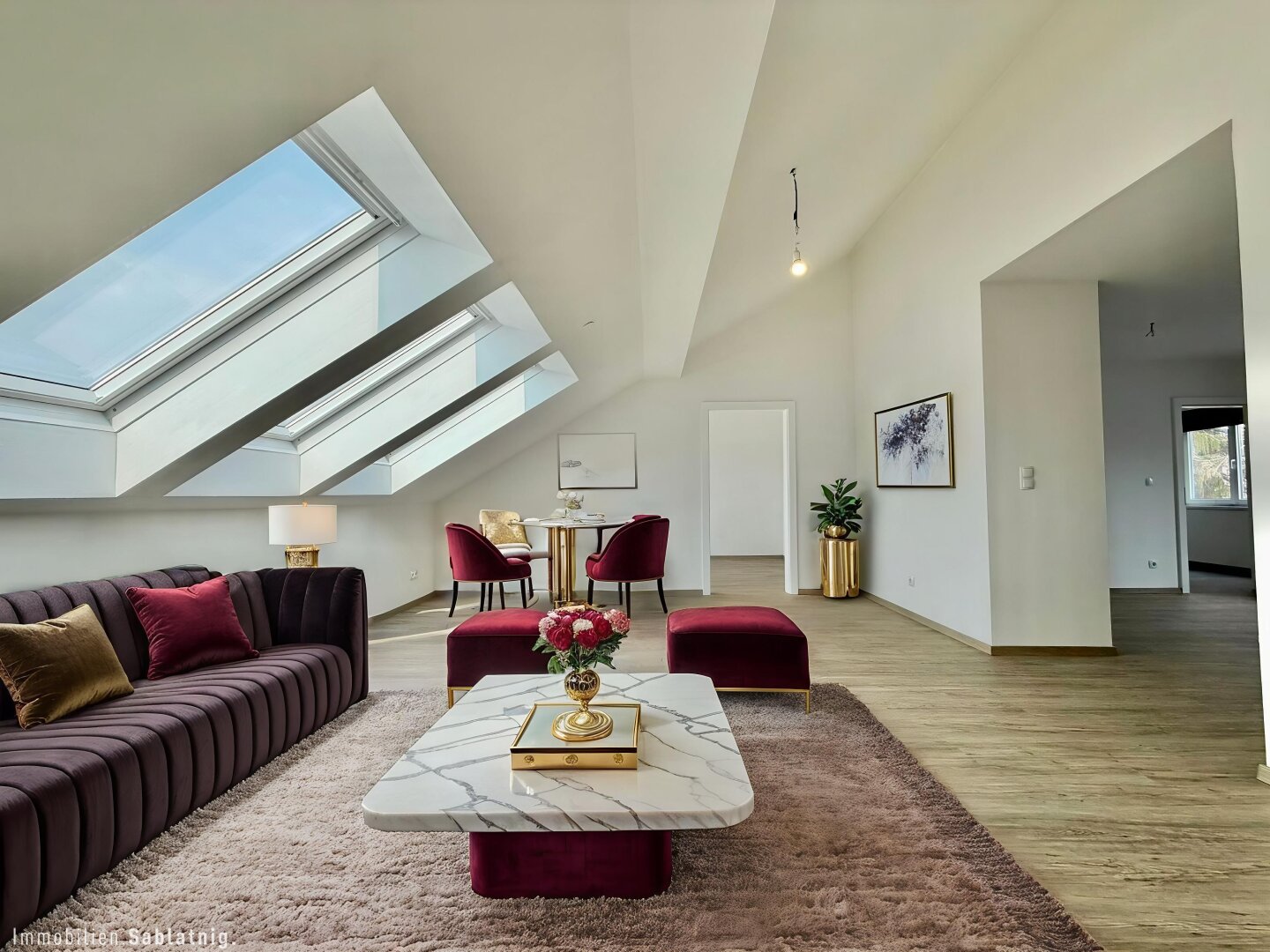LICHT - RAUM - LEBEN! DACHGESCHOSSWOHNUNG mit Stadtblick in Top Lage!