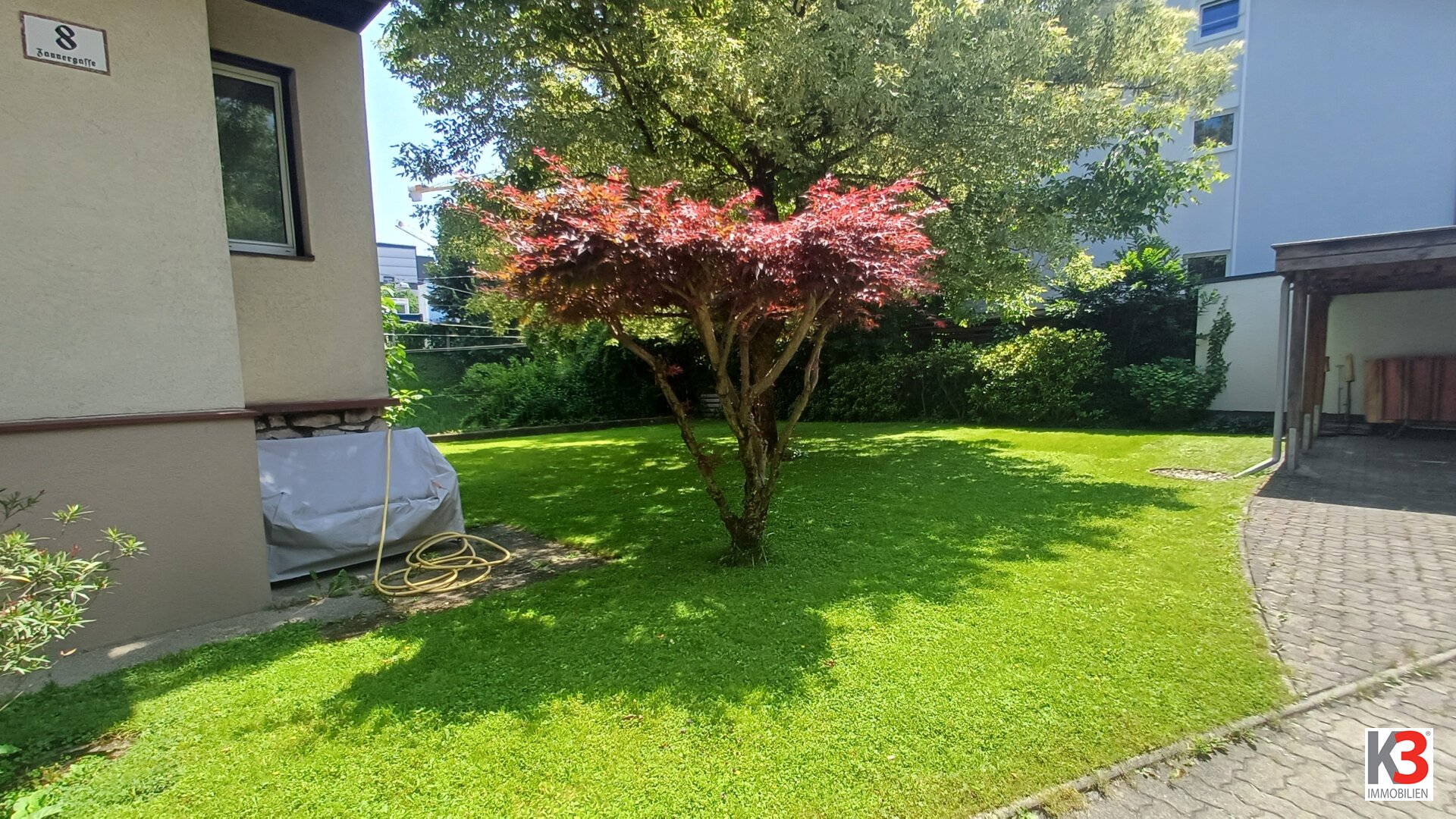K3 - Salzburg-Maxglan - 2 Familienhaus mit 3 Garagen, Carport und wunderschönen, sonnigen Garten