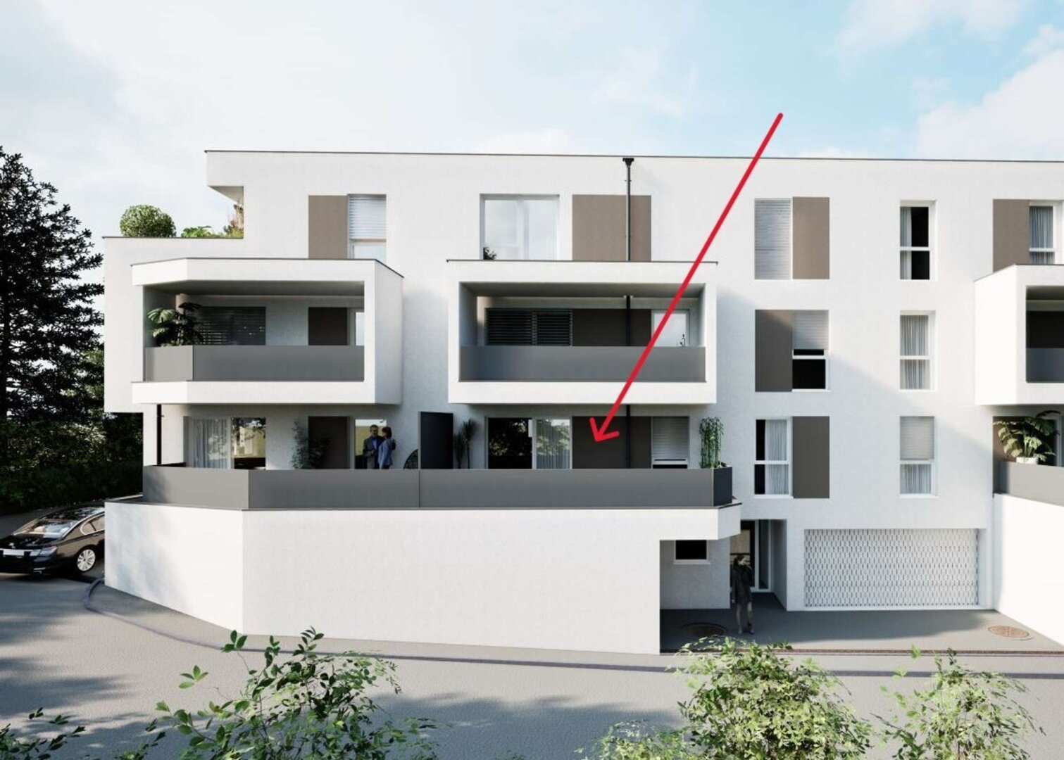 **Wohnhausanlage Bachgasse** Neubau II  - 3-Zimmer Wohnung mit Terrasse - Mitten in St. Florian