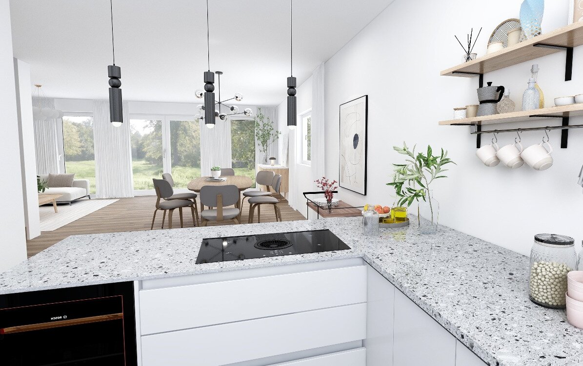 Erstbezug! Doppelhaushälften in massiver Holzbauweise