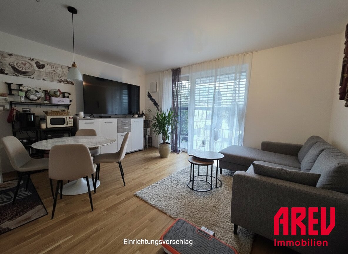GEMÜTLICHE 2 Zimmerwohnung mit  GARTEN und TERRASSE in Wels