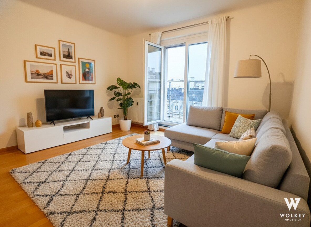 Moderne 2-Zimmer-DG-Wohnung mit Terrasse – 1030 Wien