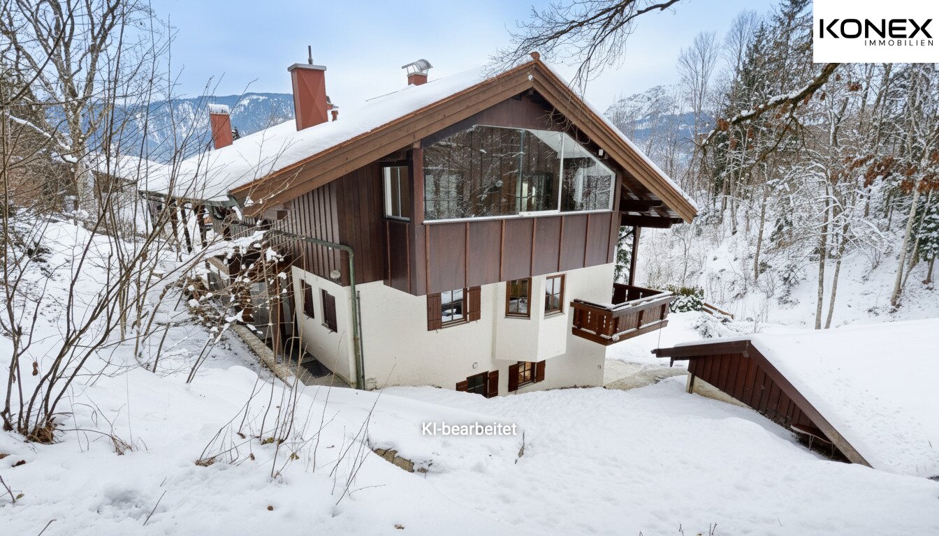 Alpenstil-Mehrfamilienhaus mit 3 Wohneinheiten in Reit im Winkl