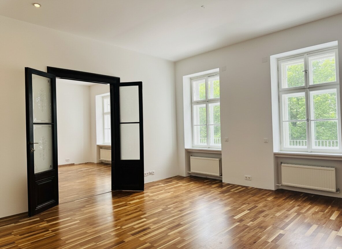 Einzigartige Gartenwohnung mit Hauscharakter – stilvolles Altbauflair & 180 m² Eigengarten nahe der Alten Donau