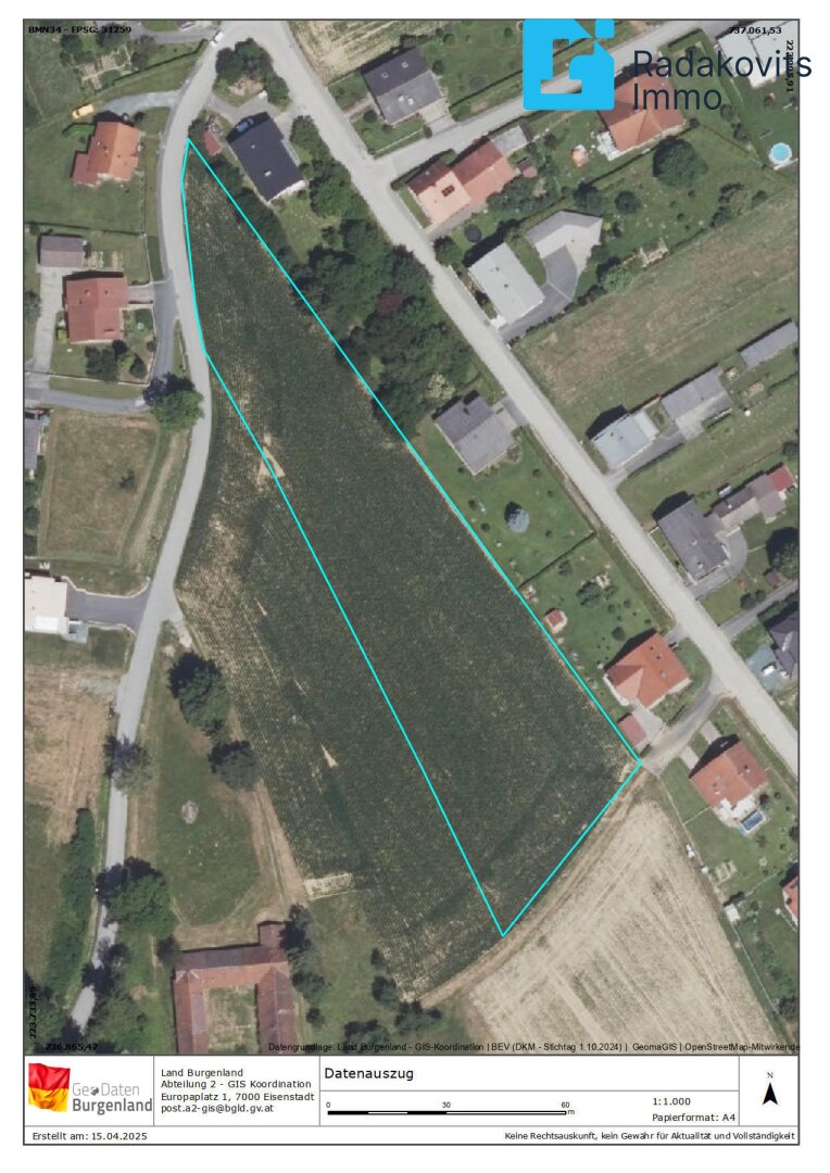 Baugrundstück in Stegersbach für gewerbliche und private Projekte! BAUTRÄGER aufgepasst!