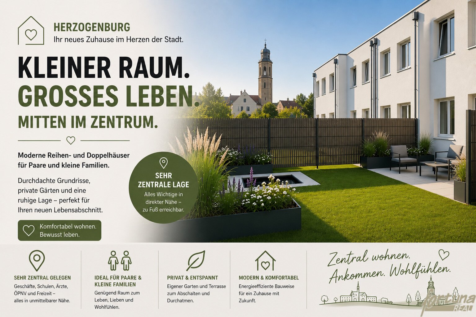 NEUBAU Reihen- und Doppelhäuser in 3130 Herzogenburg ** Fertigstellung im JUNI 26**