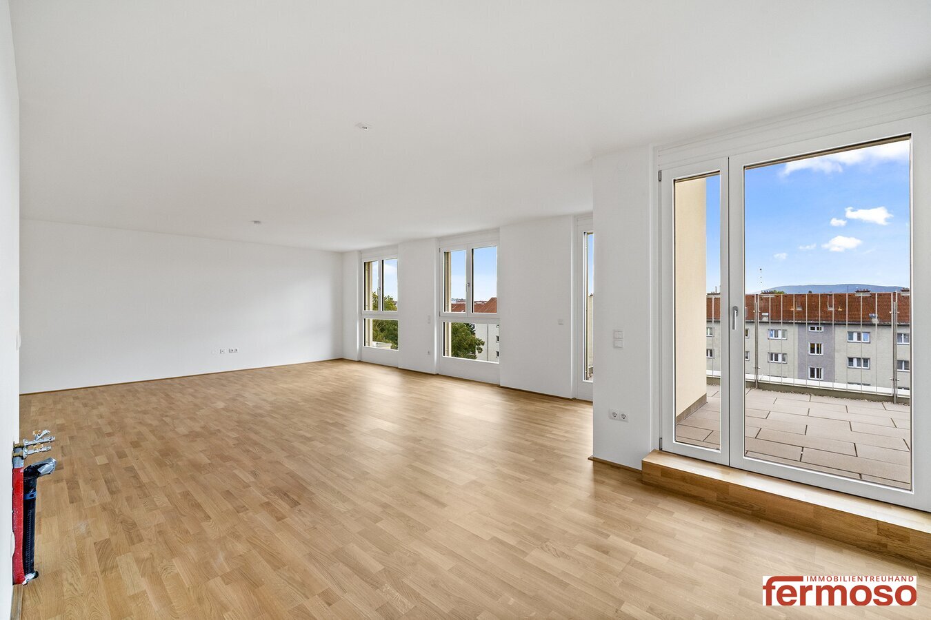 Blick über den Dächern von Wien mit einer wunderschönen 4-Zimmer Dachgeschosswohnung