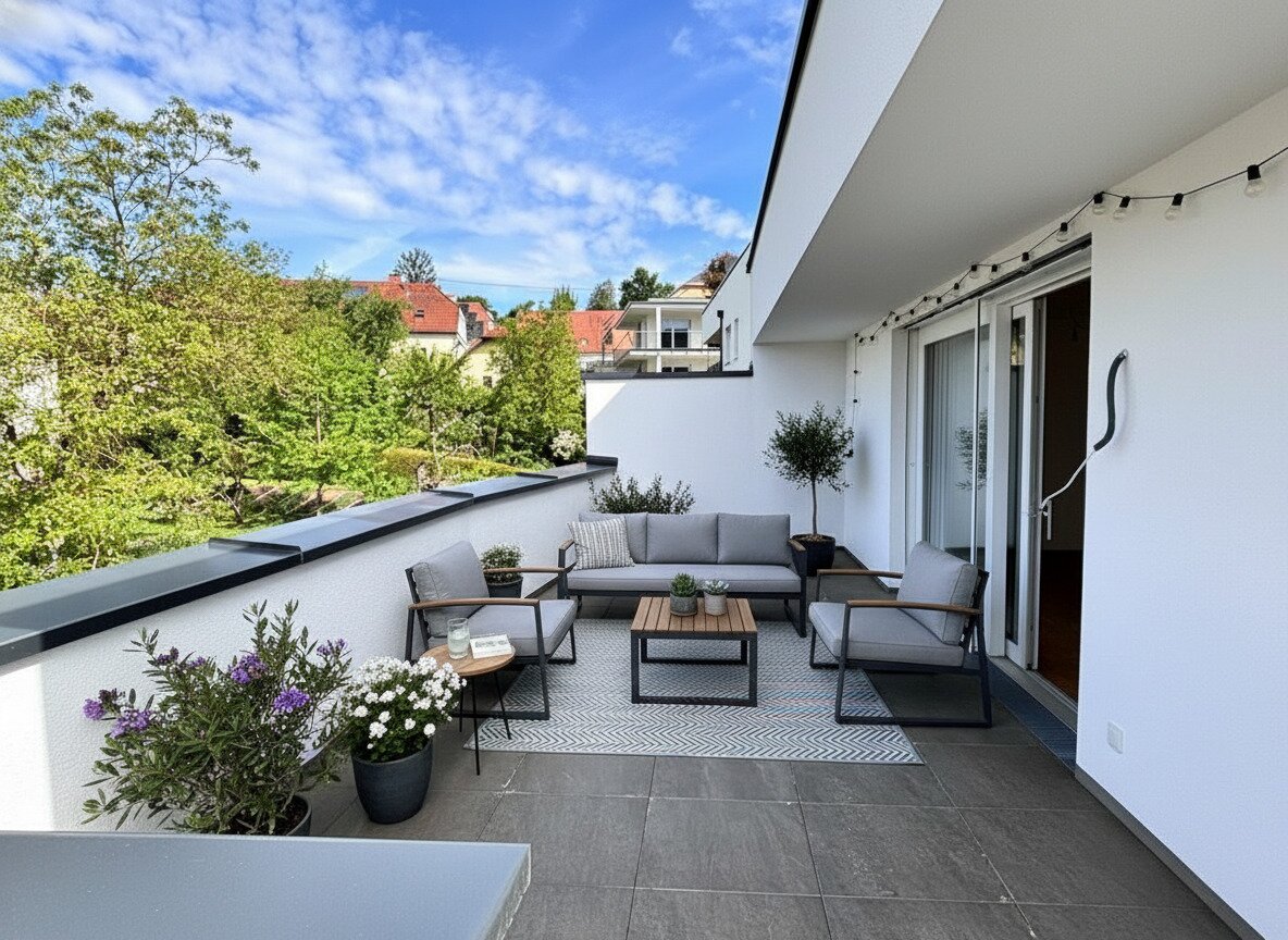 Traumhafte Dachterrassenwohnung - Mitten in St. Florian - Bezugsfertig!