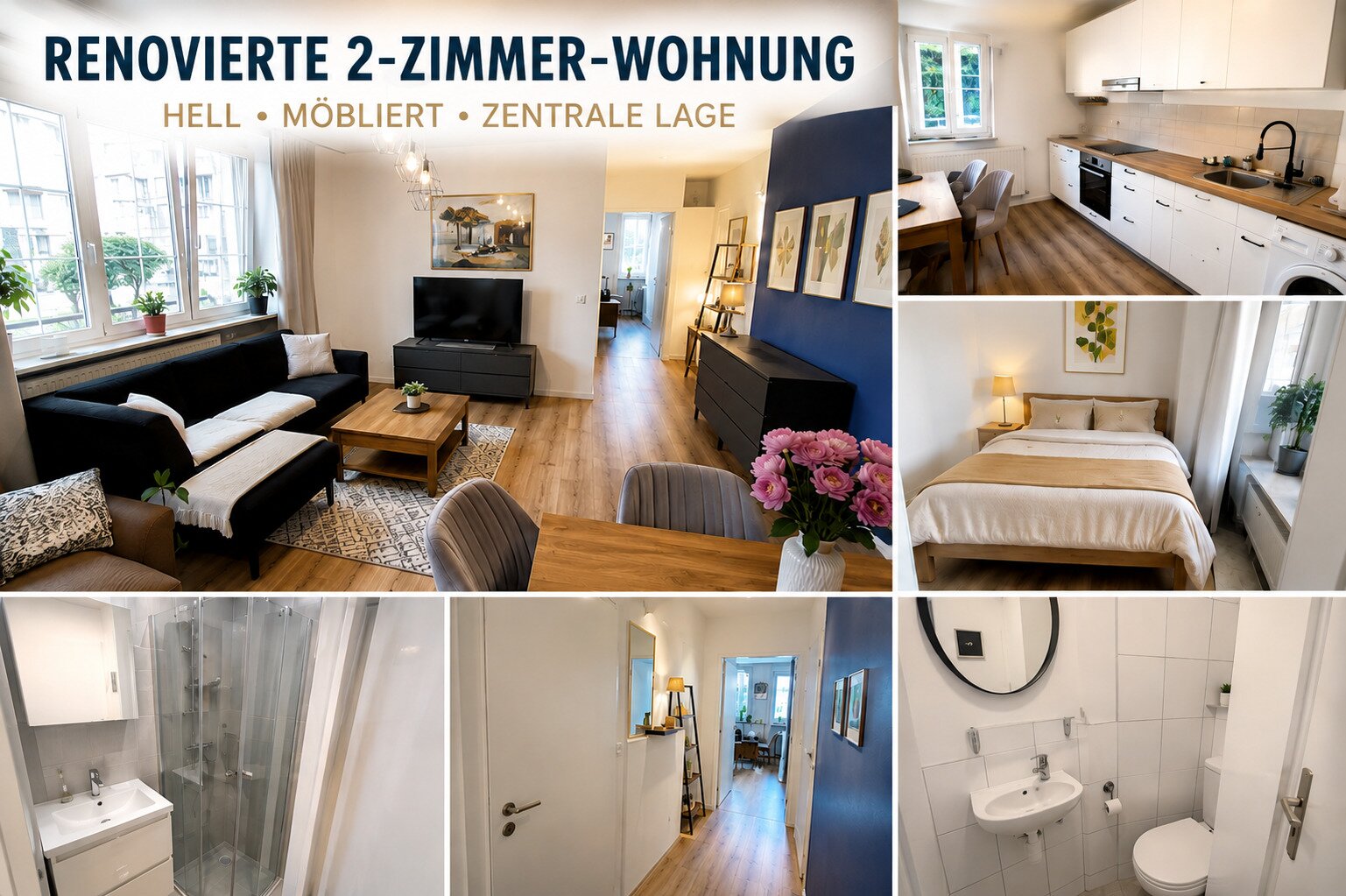 Helle 2-Zimmer-Wohnung neu saniert | Zentrale Lage Graz