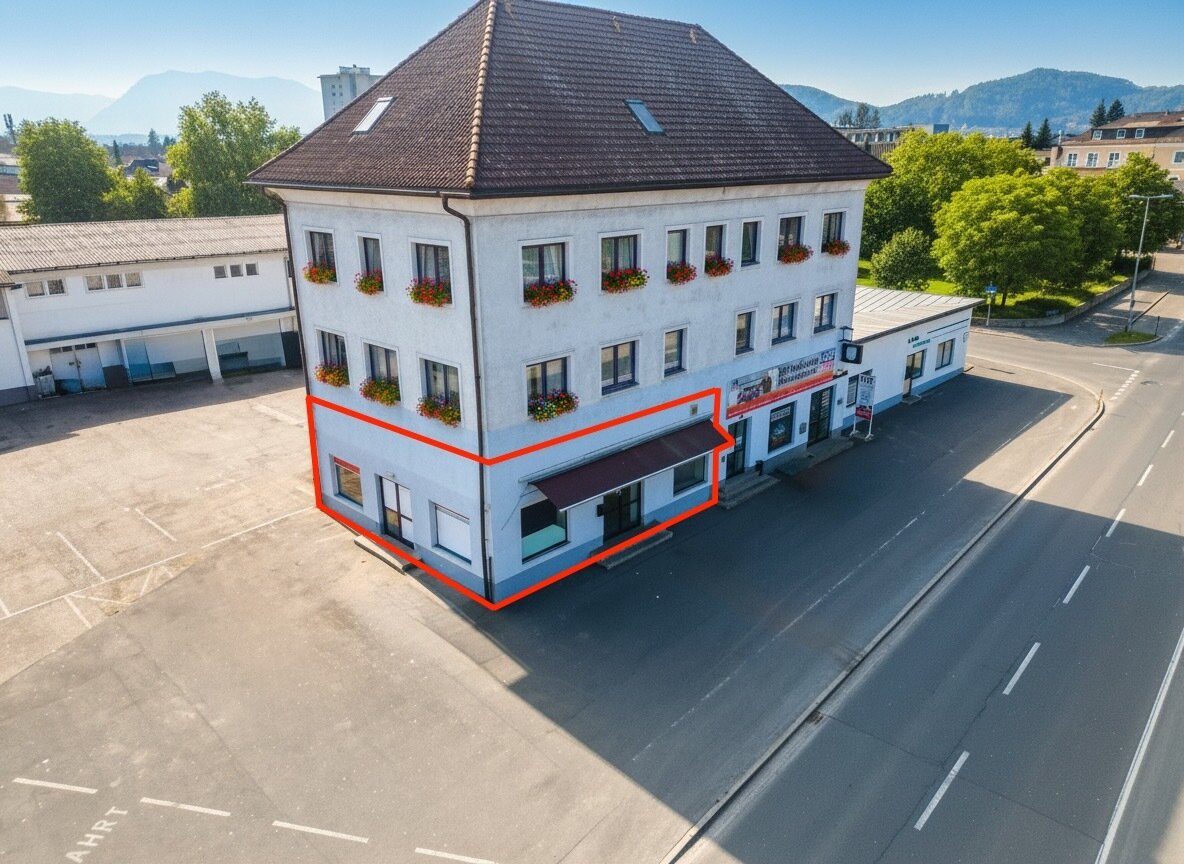 Top Gewerbefläche in Klagenfurt am Wörthersee – Großzügiger Verkaufsraum & Nebenräume
