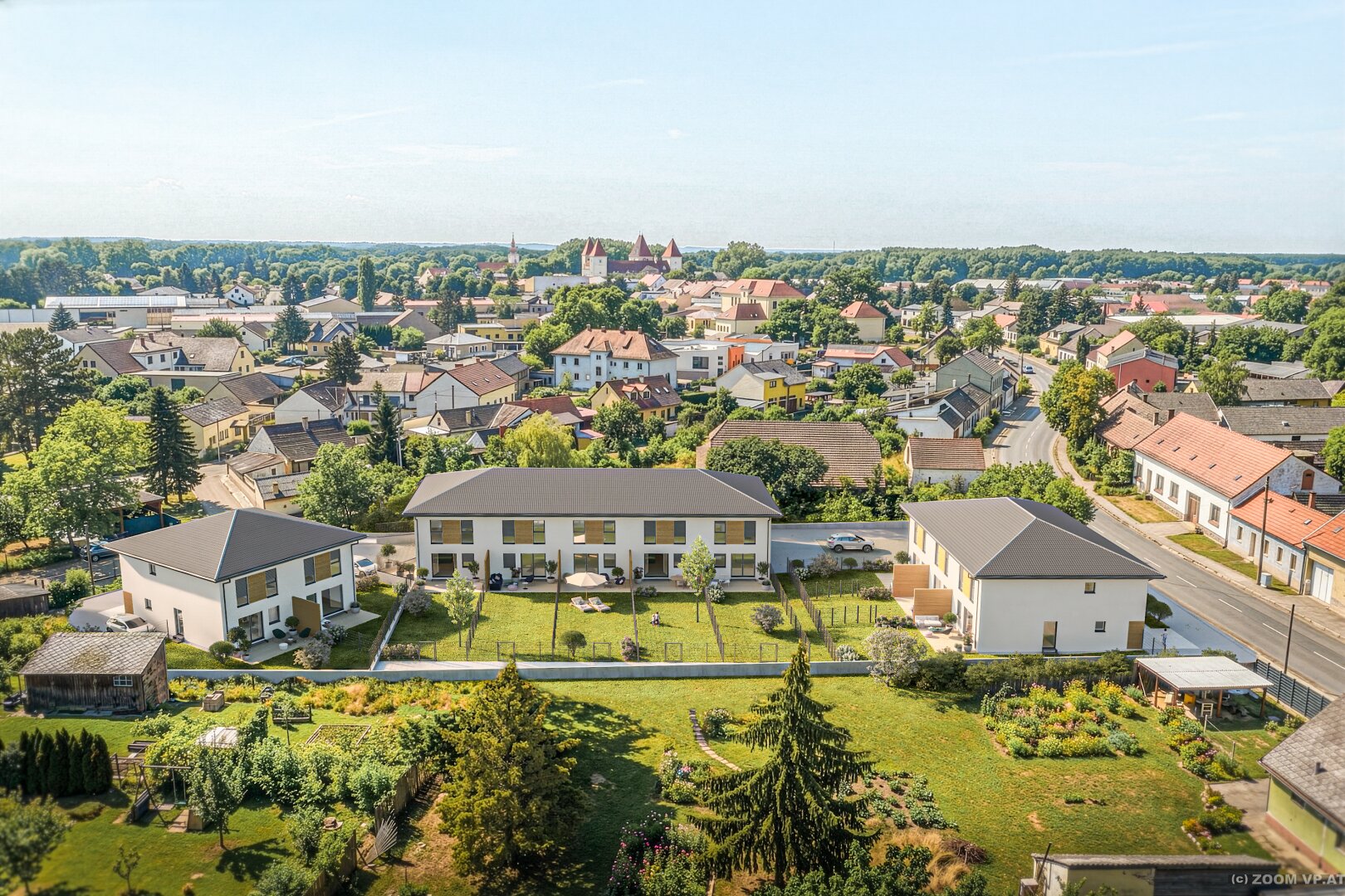 Wohnen in Orth an der Donau Hausreihe mit Garten, 5 Zimmer, 116,28 m², 2 Stellplätze