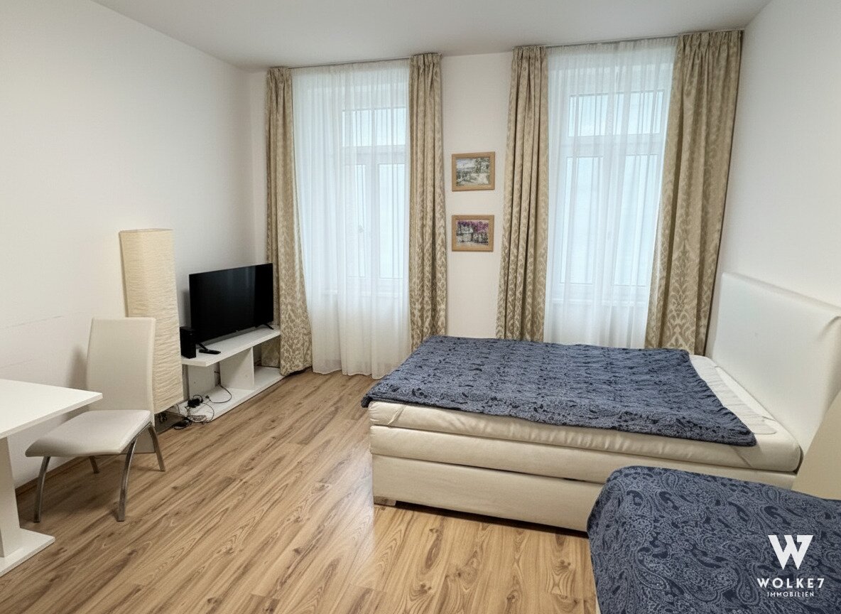 Helle 1-Zimmerwohnung in zentraler Lage – sofort beziehbar | Komplett möbliert (optional)