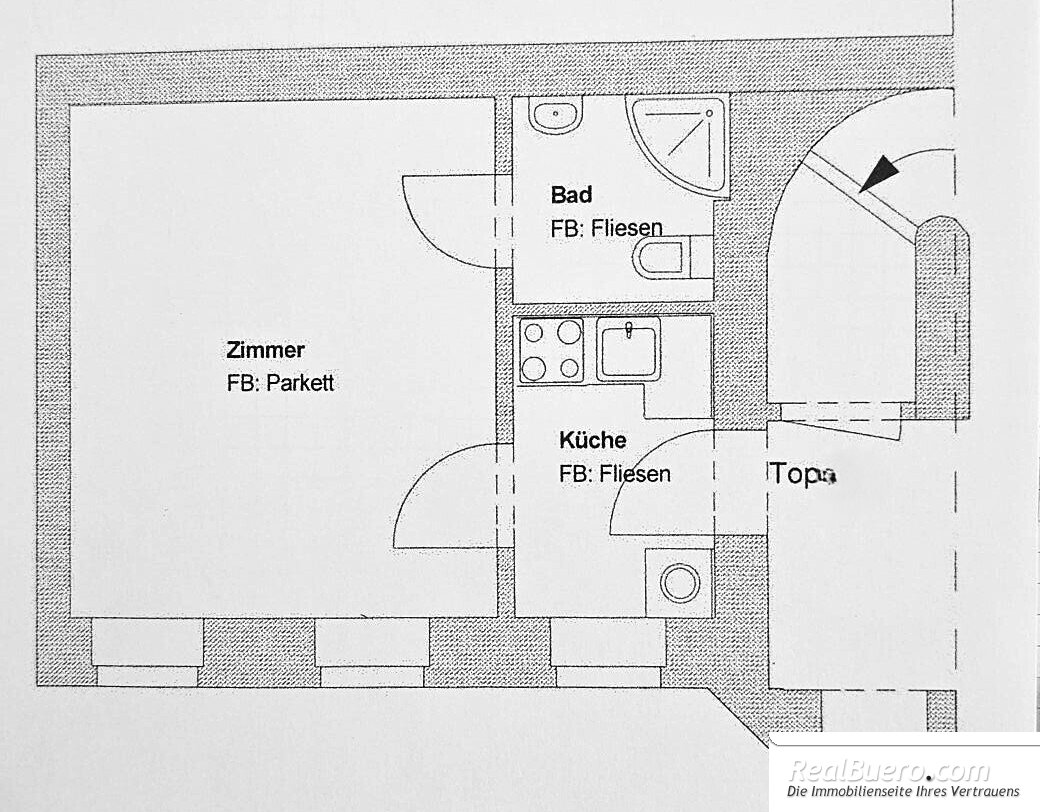 RUHIGE SINGLEWOHNUNG IN DER KOPPSTRASSE