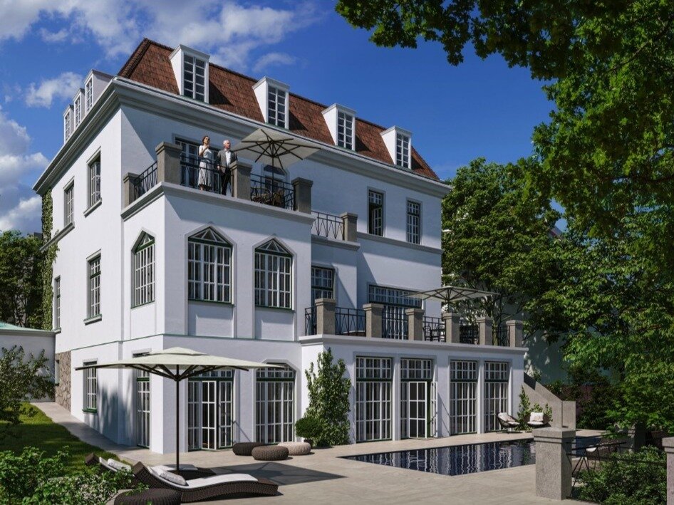 Altbauvilla mit Terrasse und Garten
