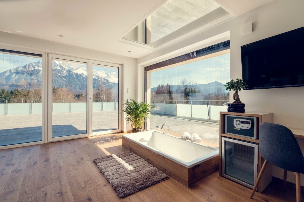 Attraktives Multi-Office-Objekt in Toplage Urstein Nord – Showrooms, Büros & Lager mit Dachterrasse