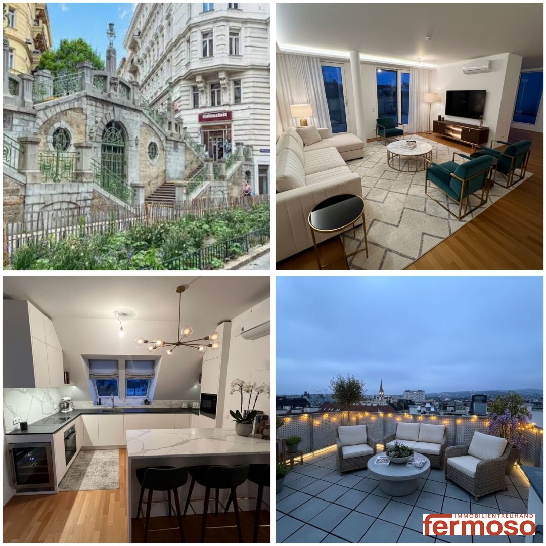 Exklusive 4-Zimmer-DG-Wohnung in 1160 Wien mit Balkon und Terrasse