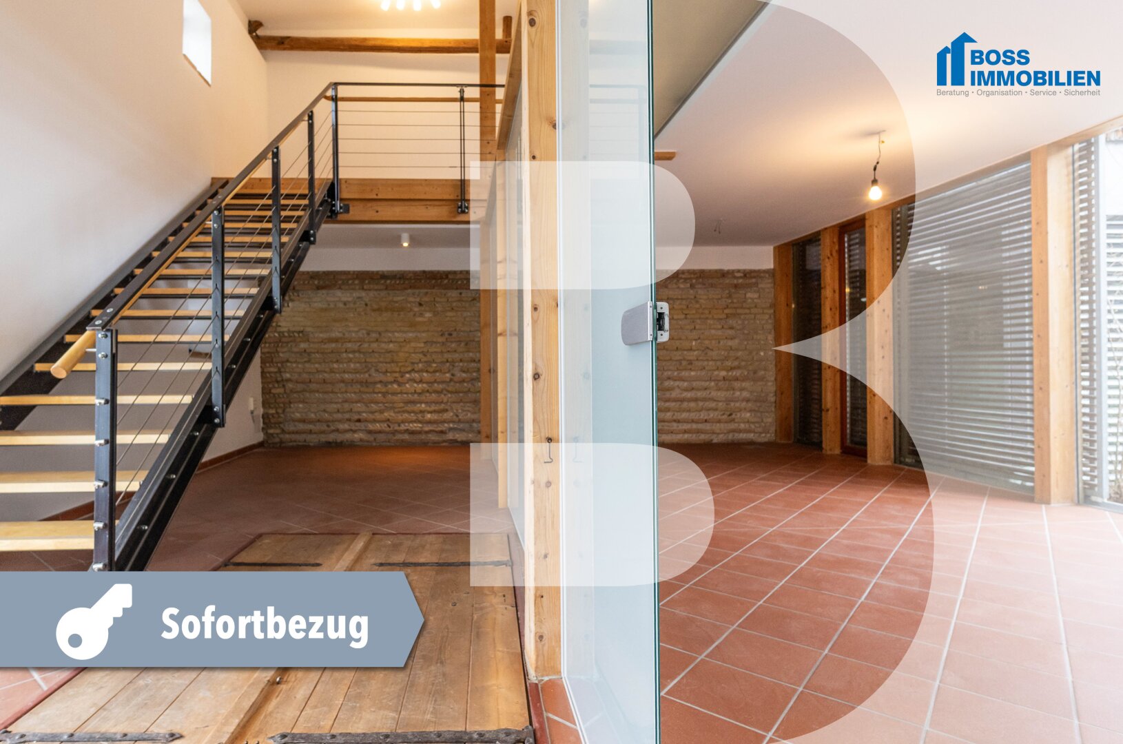 Bürojuwel mit Charakter, Galerie und Grünblick