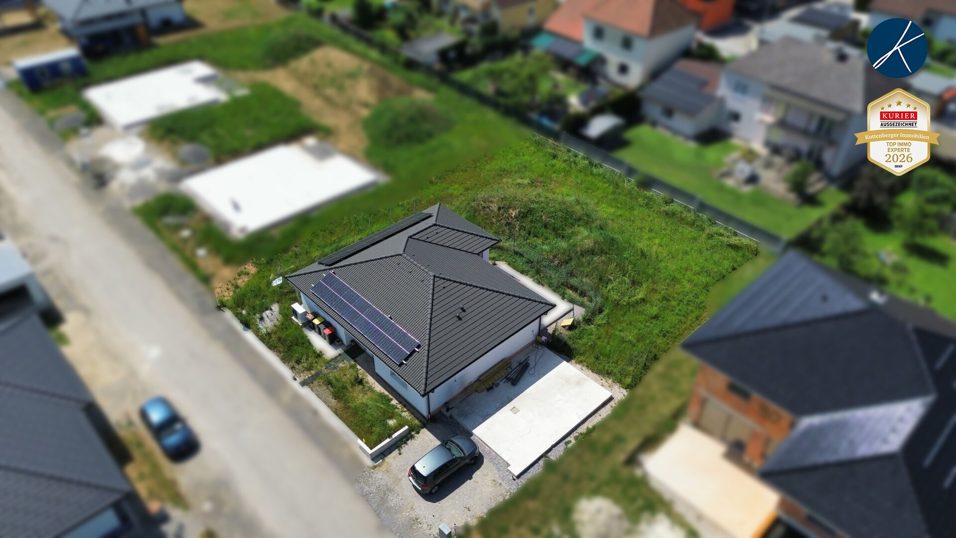 Brandneuer Bungalow mit großzügigem Garten