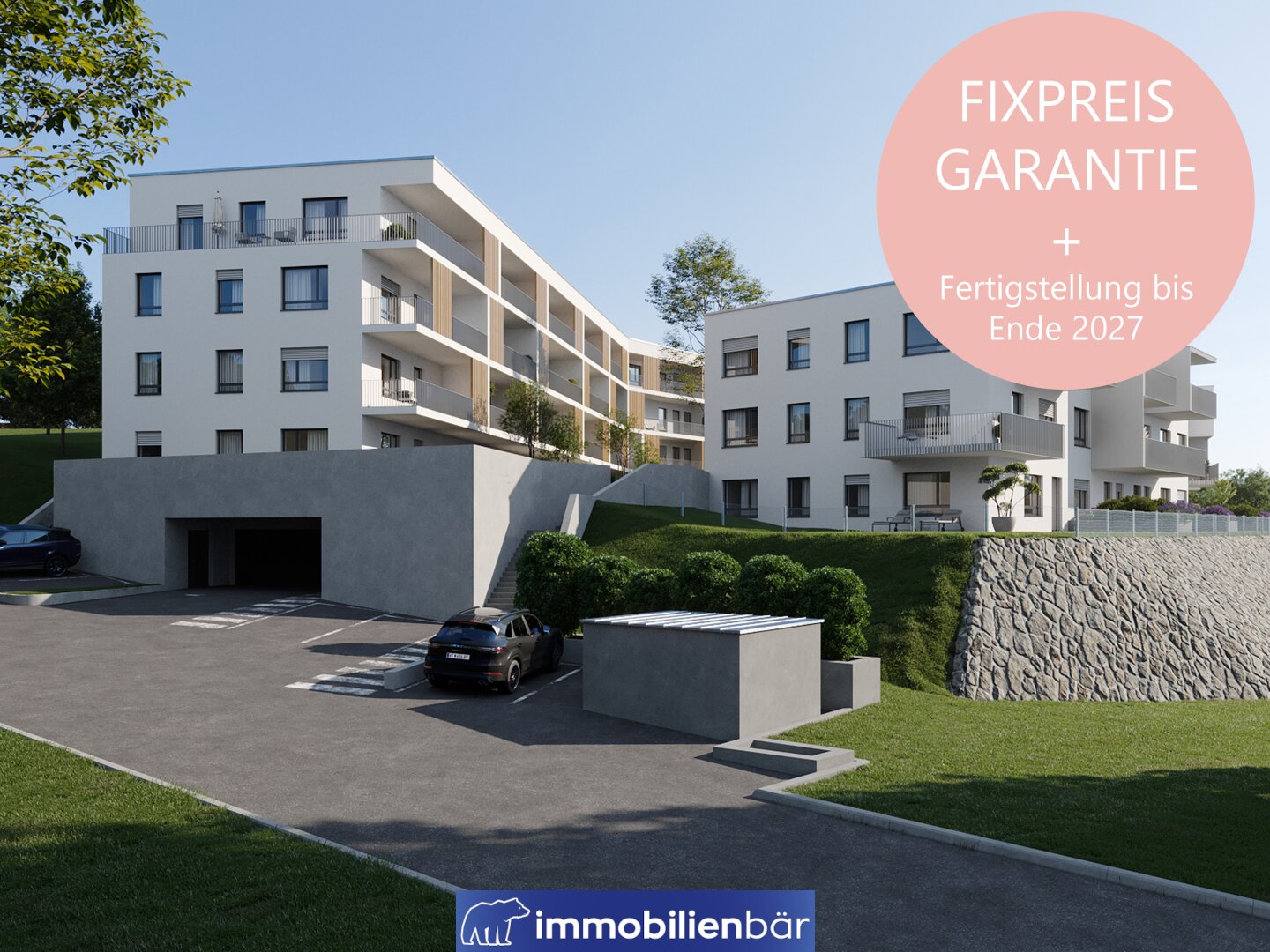Baustart bereits erfolgt - Wohnen am Uberlberg - Neubau- Gartenwohnung in Bestlage in Bad Schallerbach Top 8