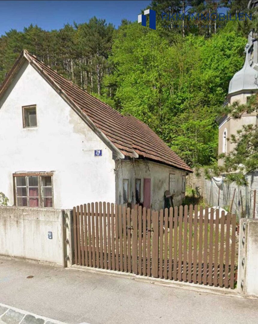 Grundstück mit potenial  – kompakte Liegenschaft in 2564 Fahrafeld um € 79.000