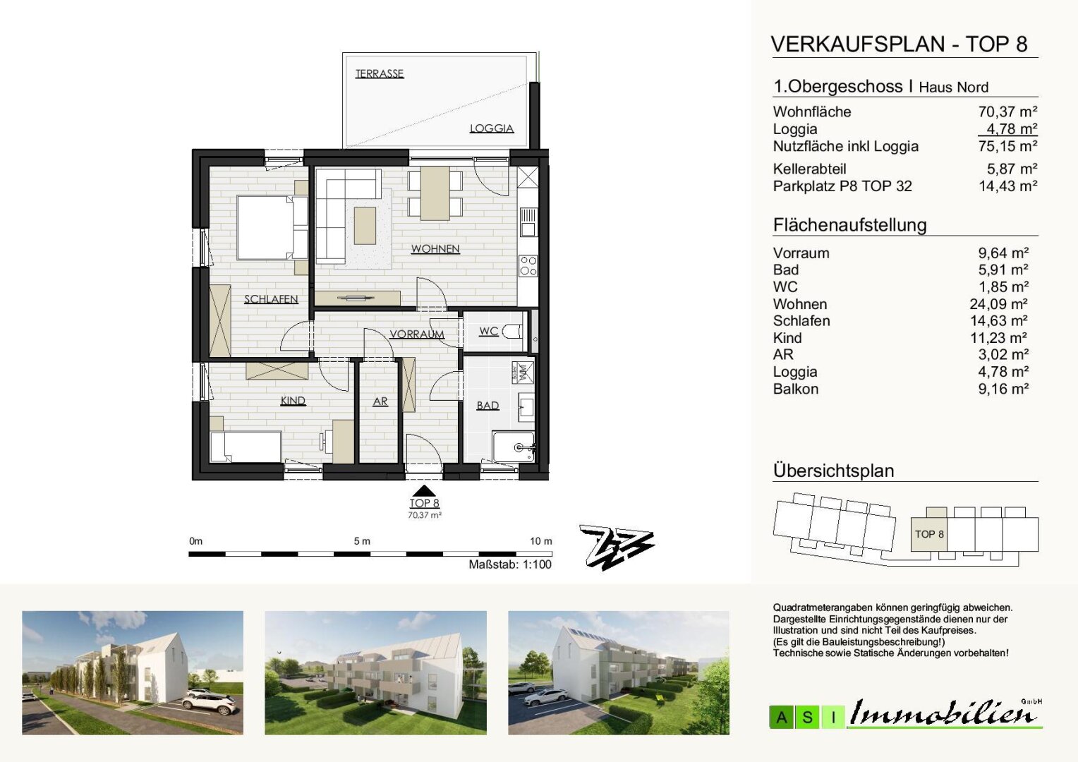 GRÜNE ALLEE GALLNEUKIRCHEN - 2 und 3-Zimmer Wohnungen, 55-70m² NEUBAU ERSTBEZUG