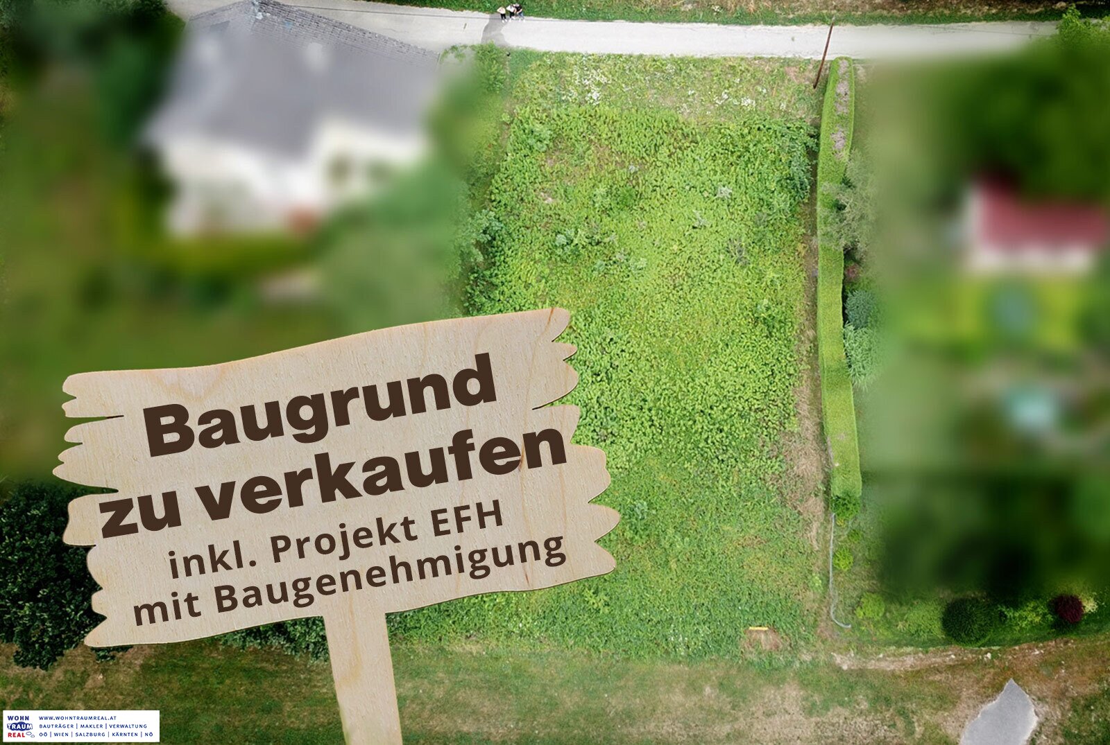 Schöner, erhabener Baugrund mit Donaublick - ink. EFH-Projekt mit Baugenehmigung!
