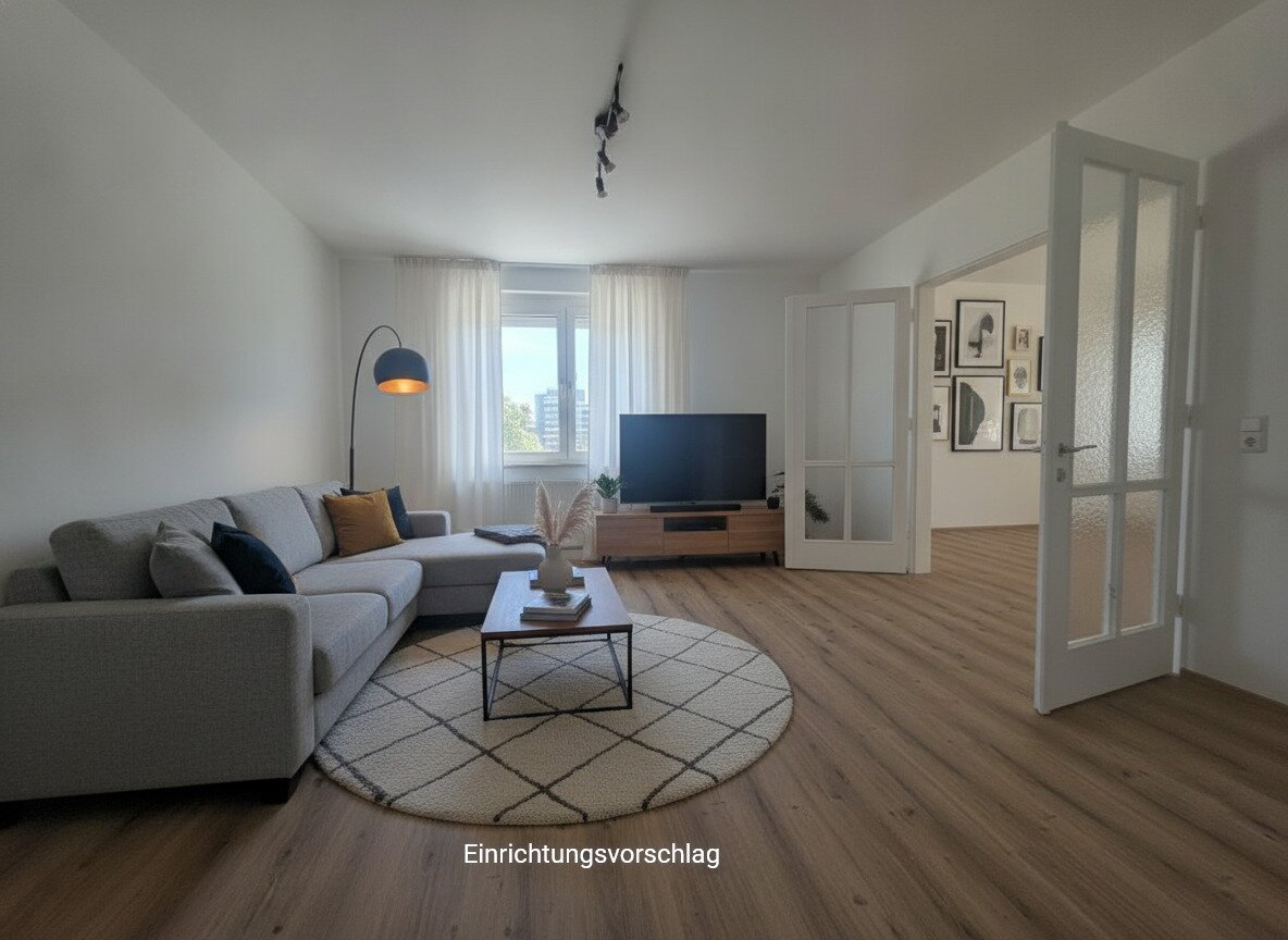 NEU SANIERTE,  helle 3 Zimmerwohnung nahe Südbahnhofmarkt