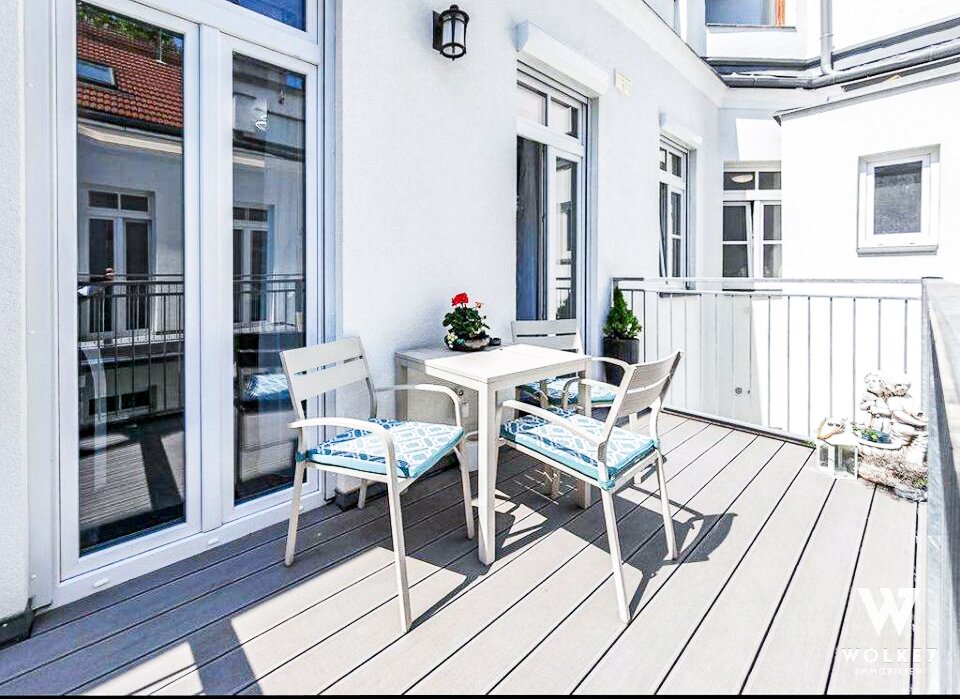 Moderne 2-Zimmer-Wohnung in Top-Lage Nähe Mariahilfer Straße | Balkon | hochwertig renoviert | sehr ruhig | möbliert